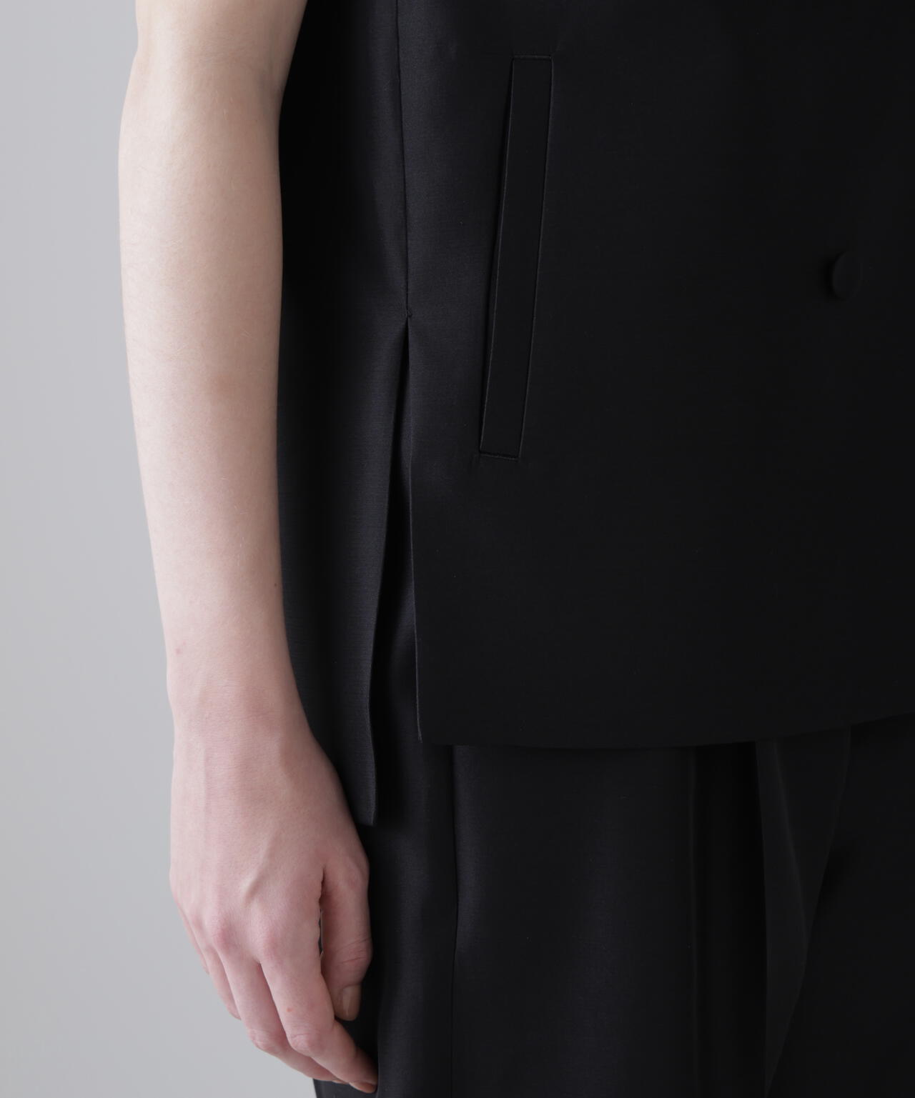 <BLACK LABEL>シルクダブルクロスジャケット