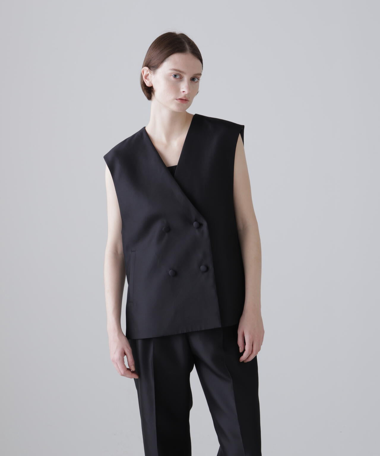 <BLACK LABEL>シルクダブルクロスジャケット