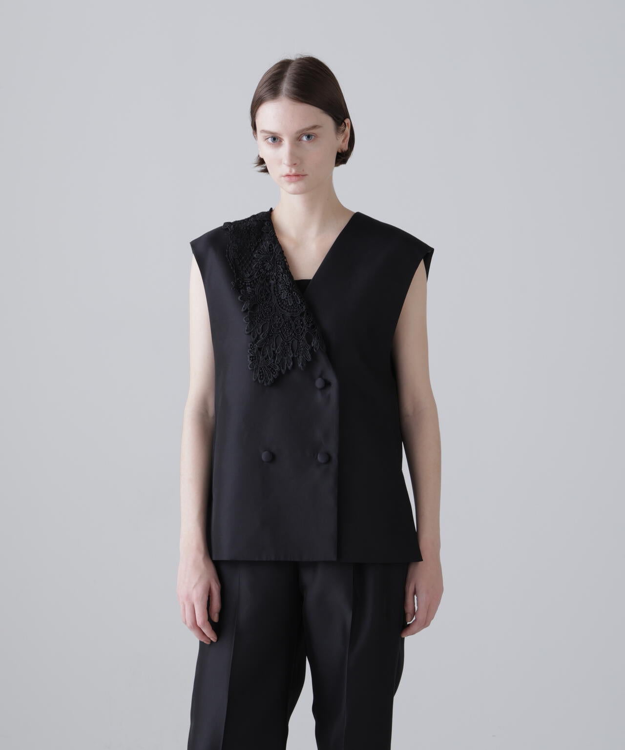 <BLACK LABEL>シルクダブルクロスジャケット