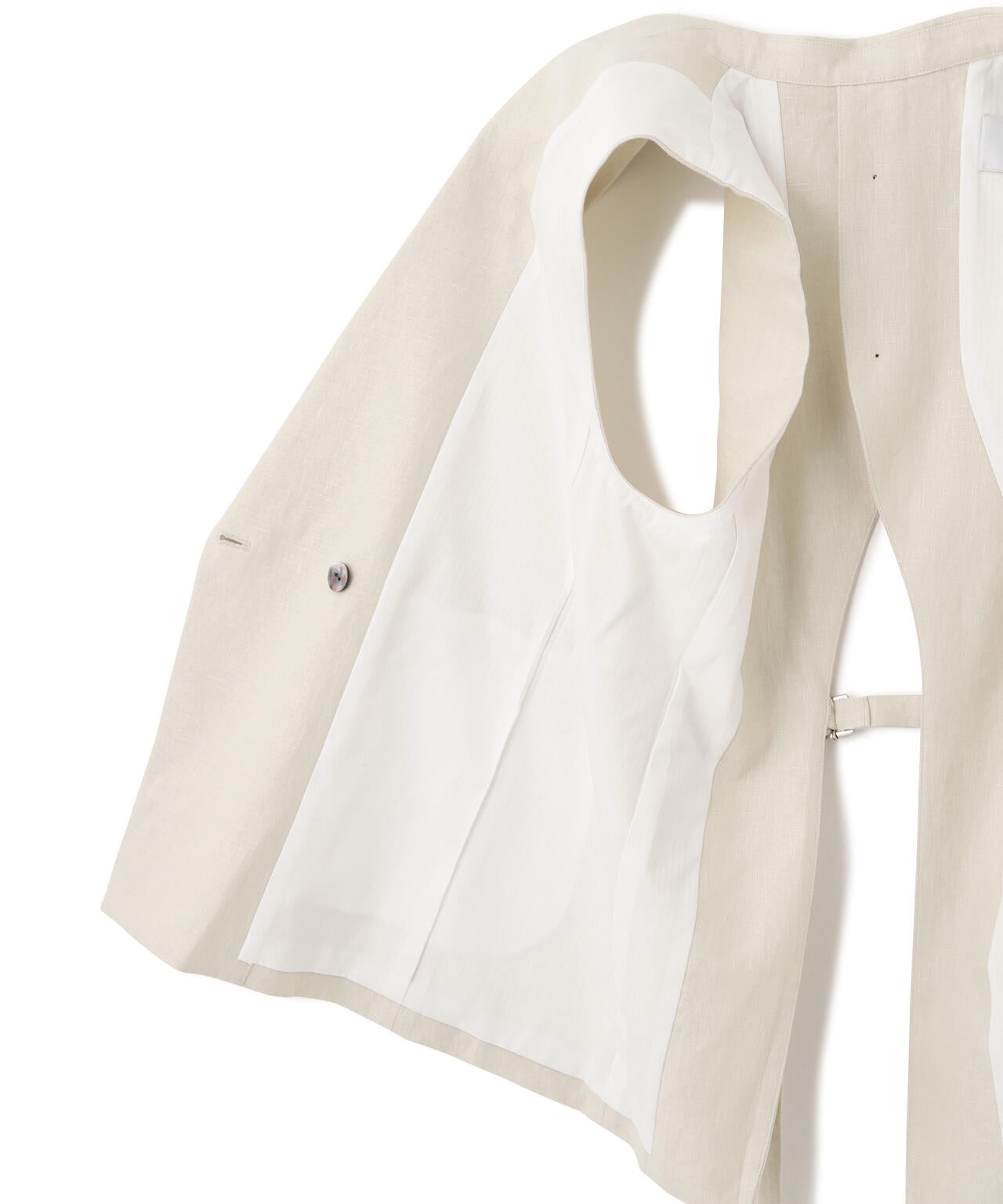 デラヴェライク麻ジレ