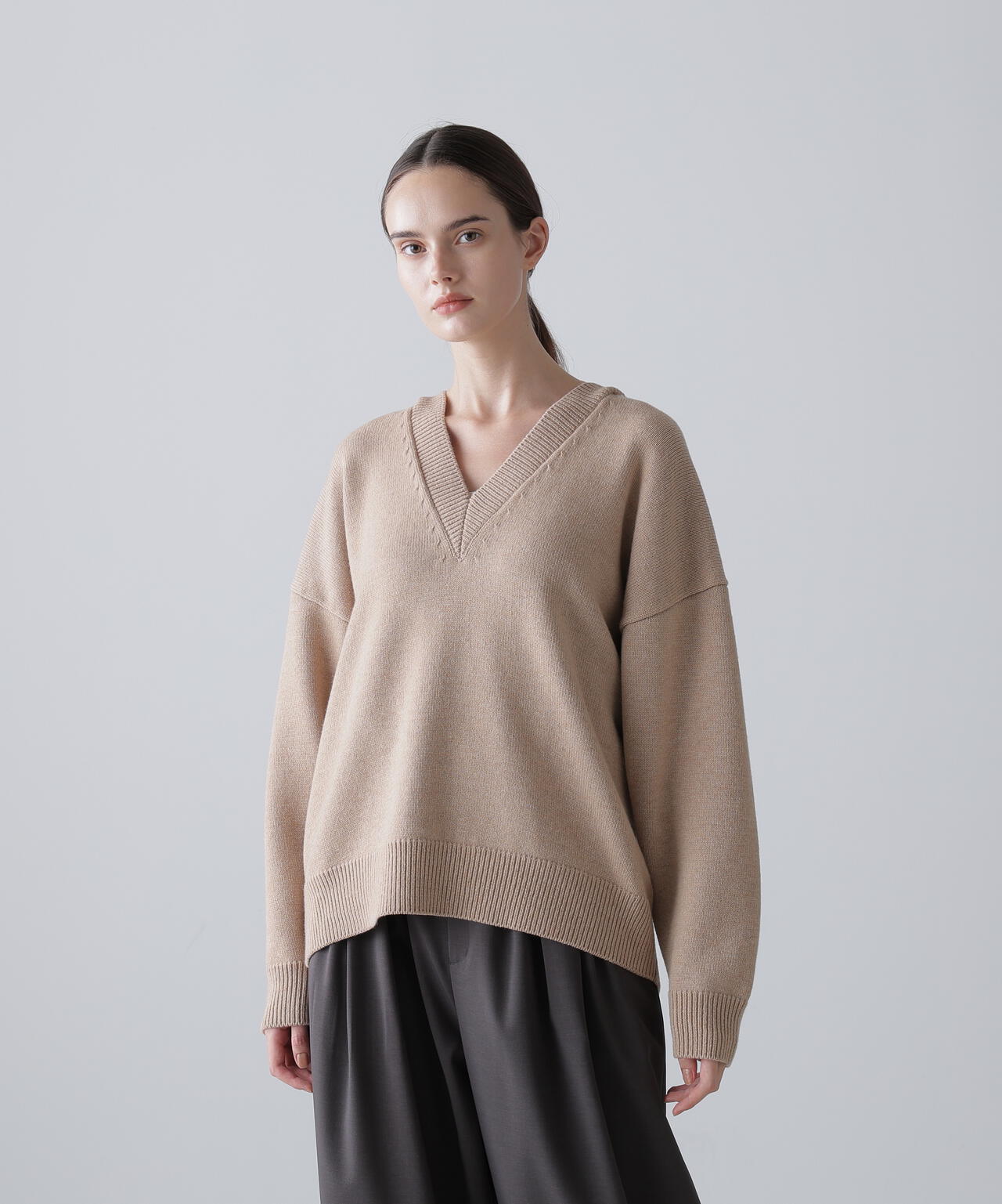 ウールカシミヤニット