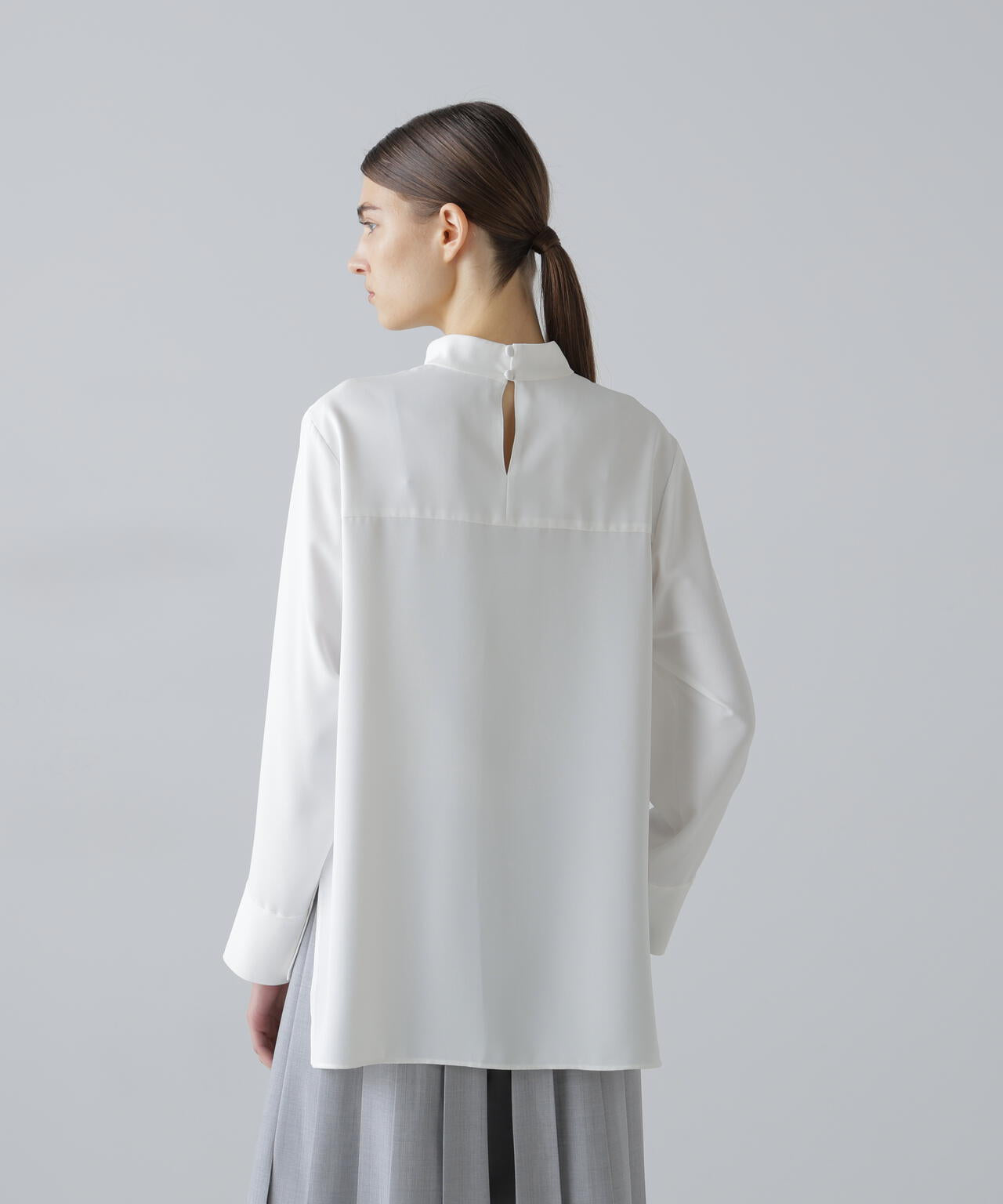 クリアジョーゼットブラウス