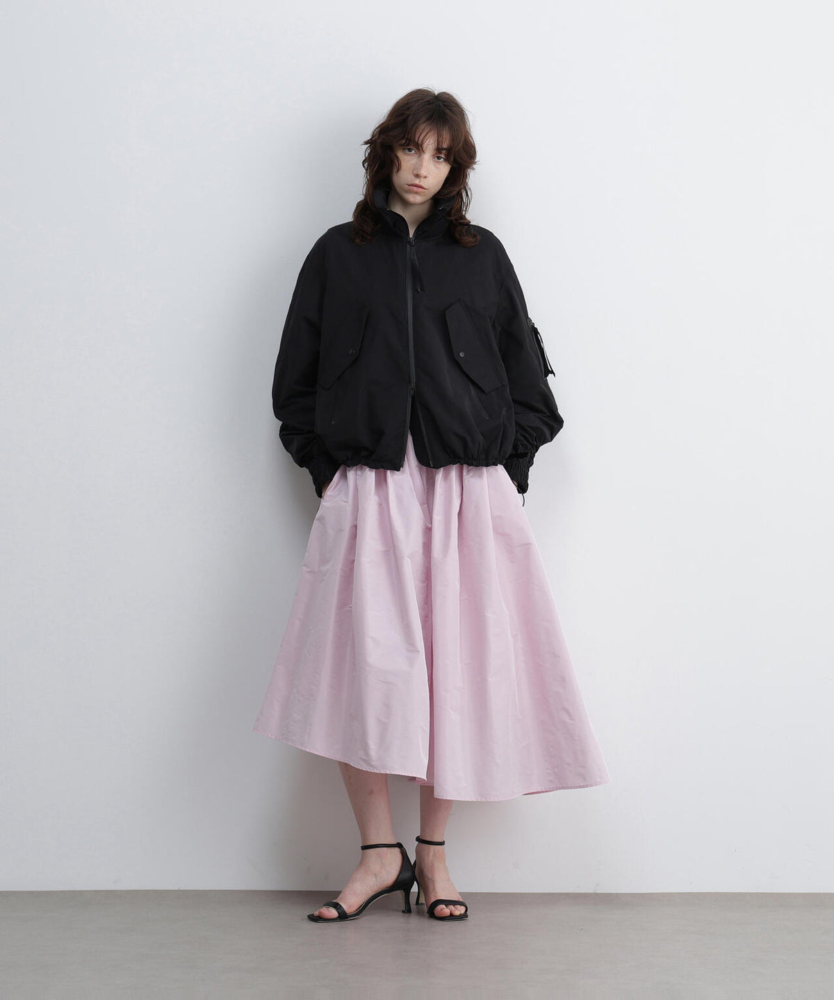 <UNiPH>スパークルタフタスカート