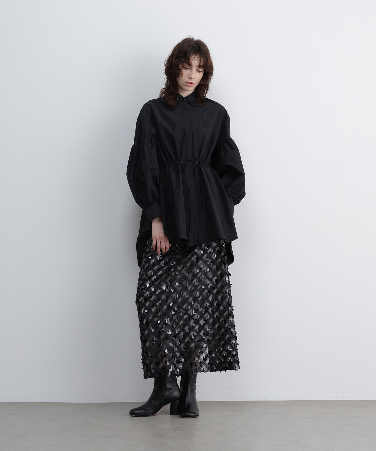 <UNiPH>ペタルスパングルスカート