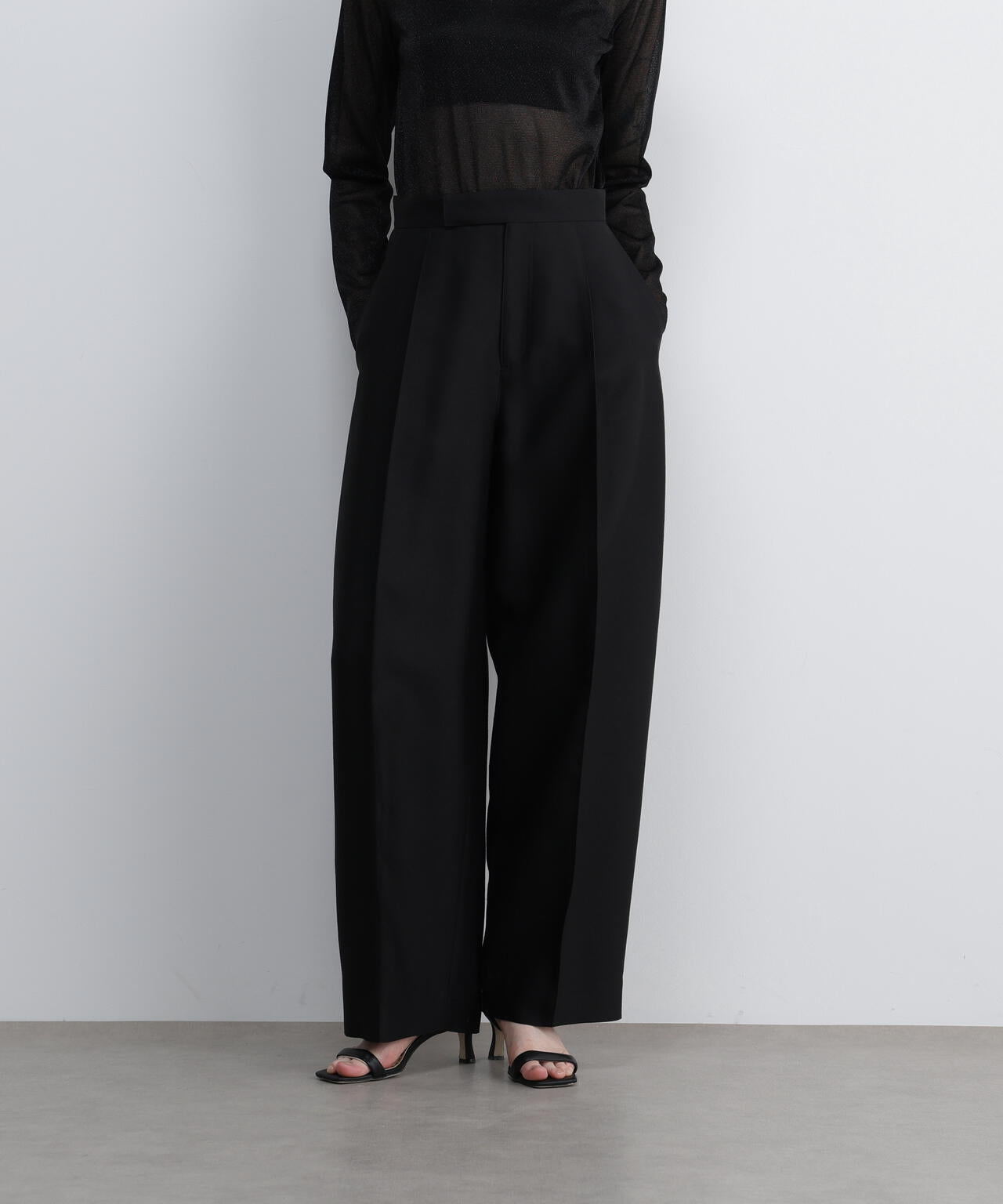 <UNiPH>シルクウールツイルパンツ
