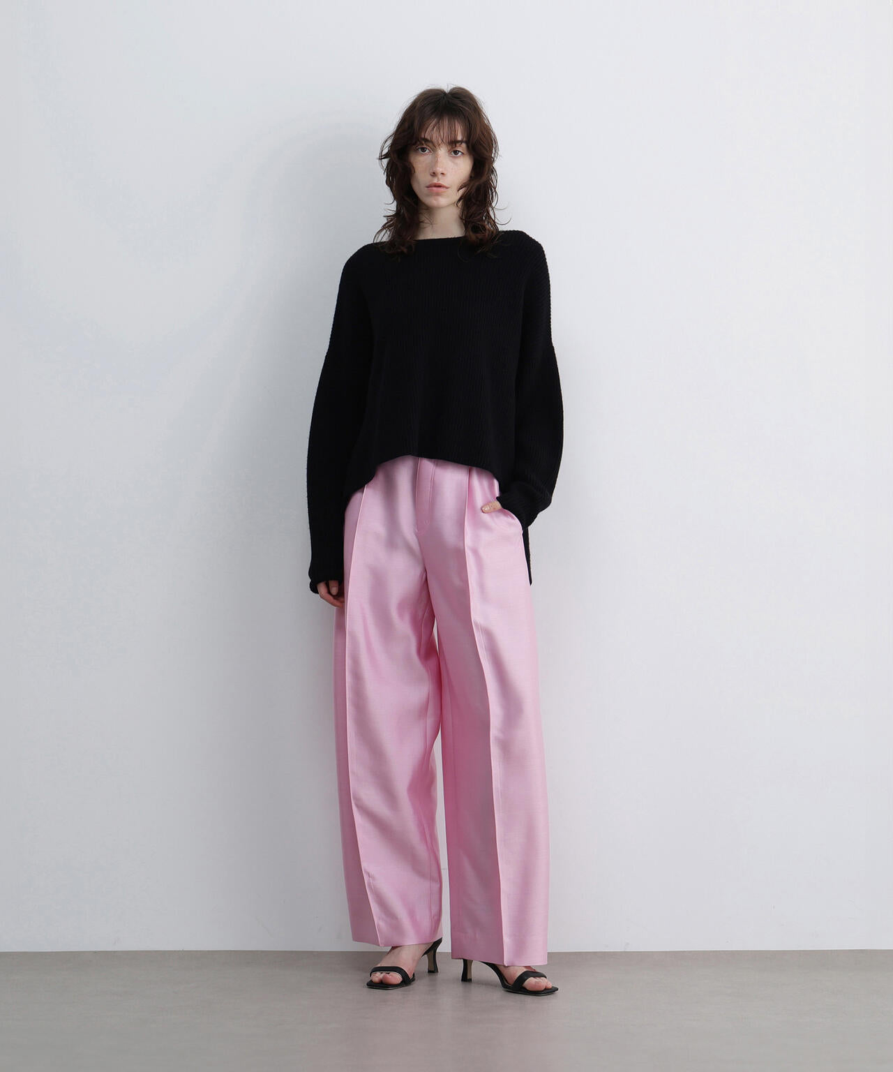 <UNiPH>シルクウールツイルパンツ