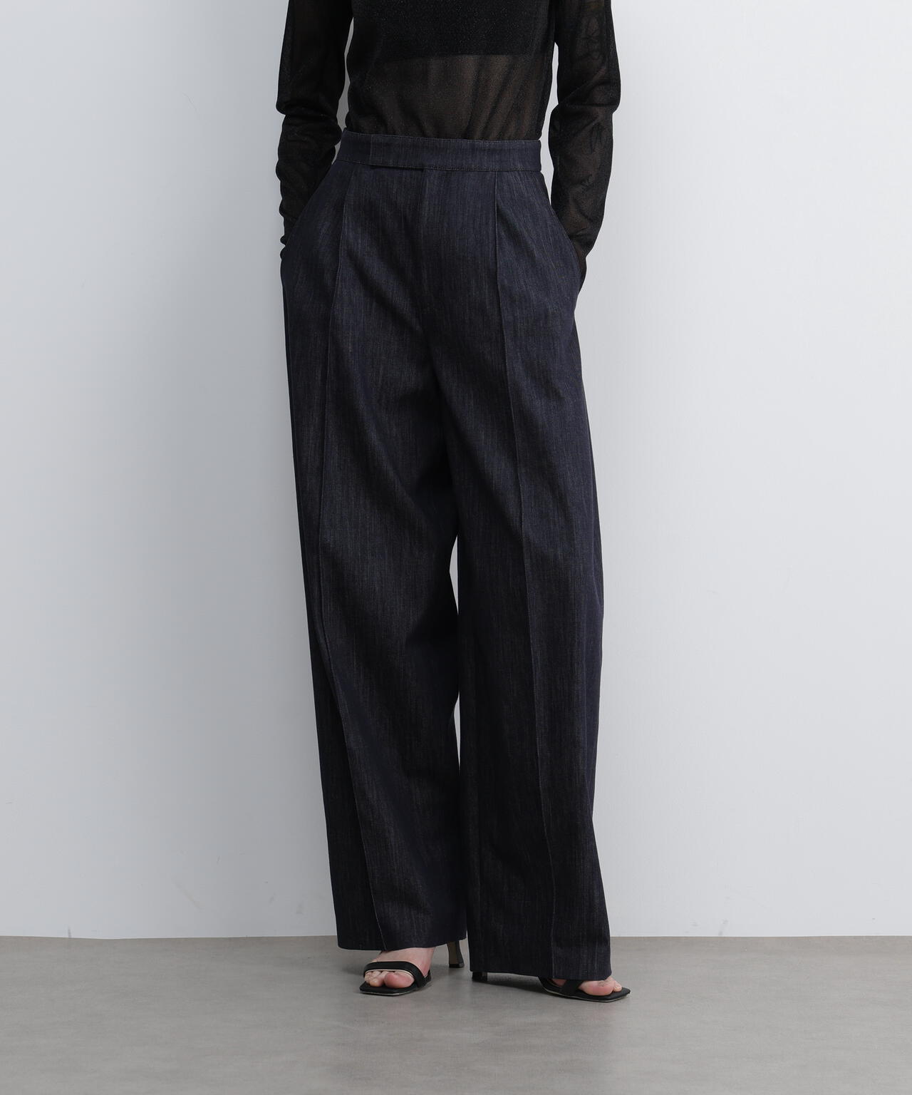 <UNiPH>レーヨンデニムパンツ