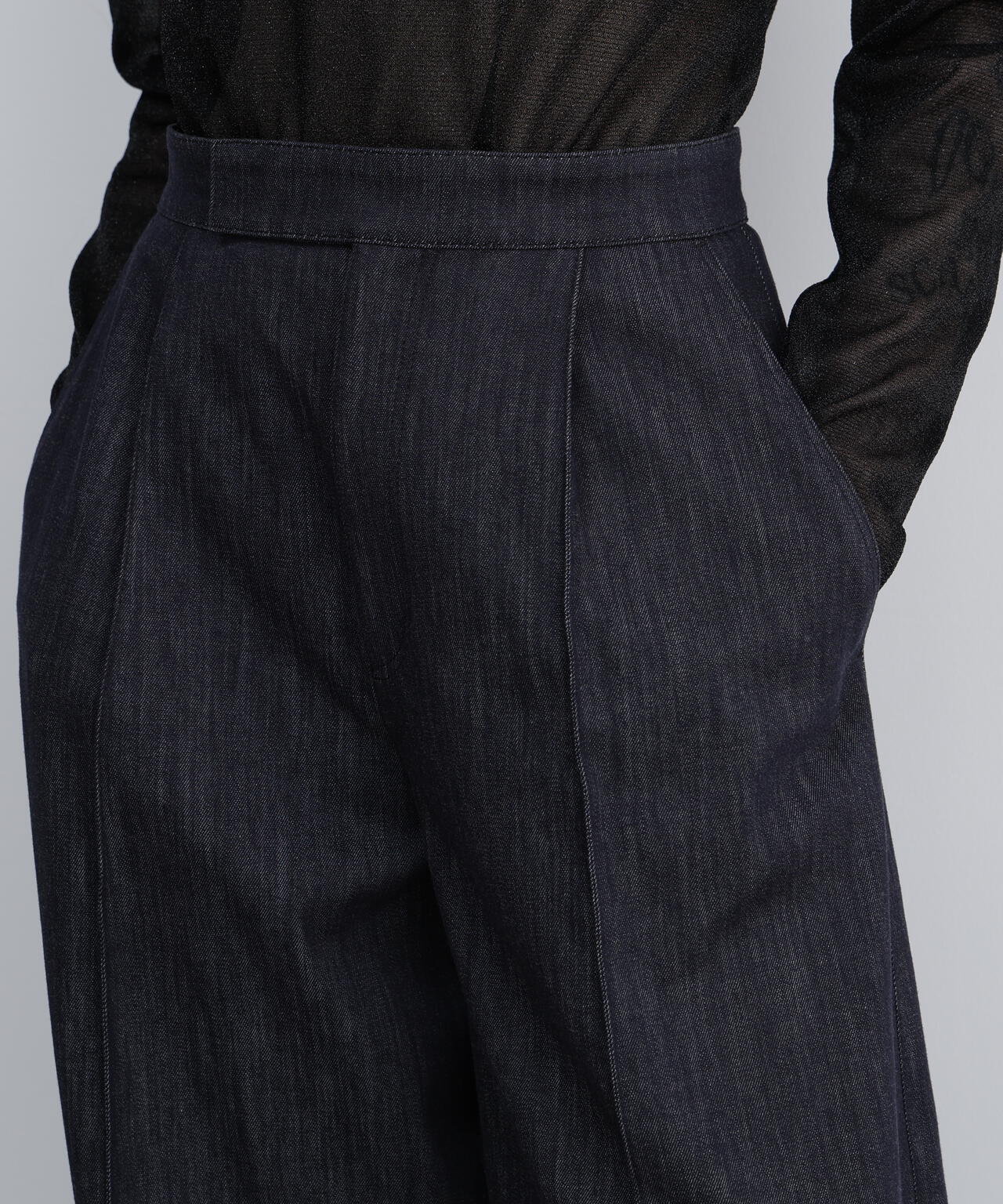 <UNiPH>レーヨンデニムパンツ