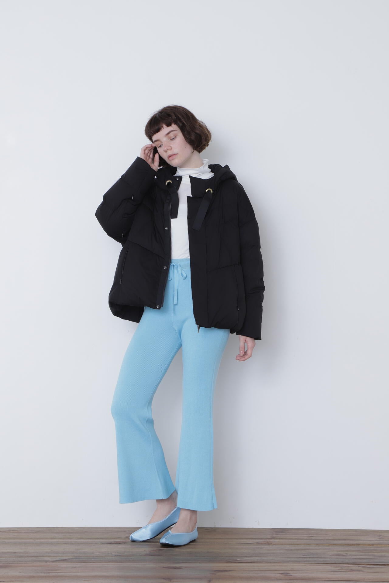 《LE PHIL》Washableニットパンツ