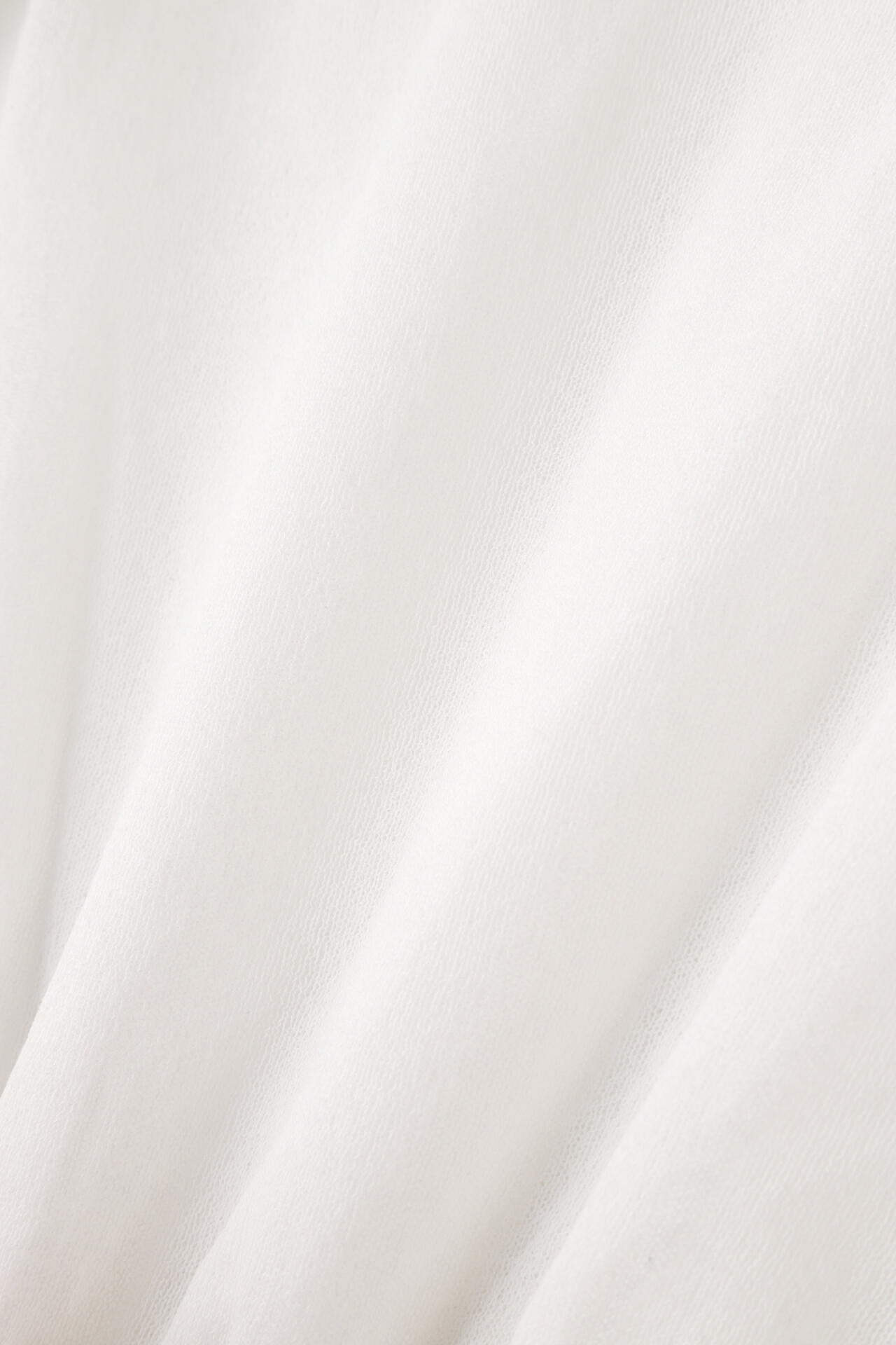 シアーパフスリーブニット