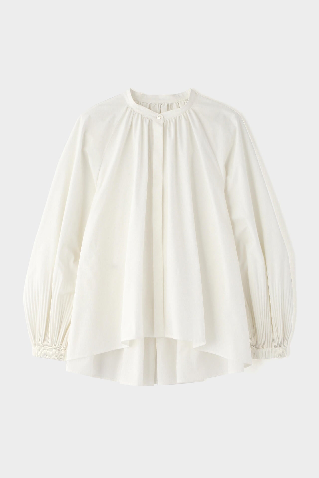 SOLOTEXブロードノーカラーシャツ