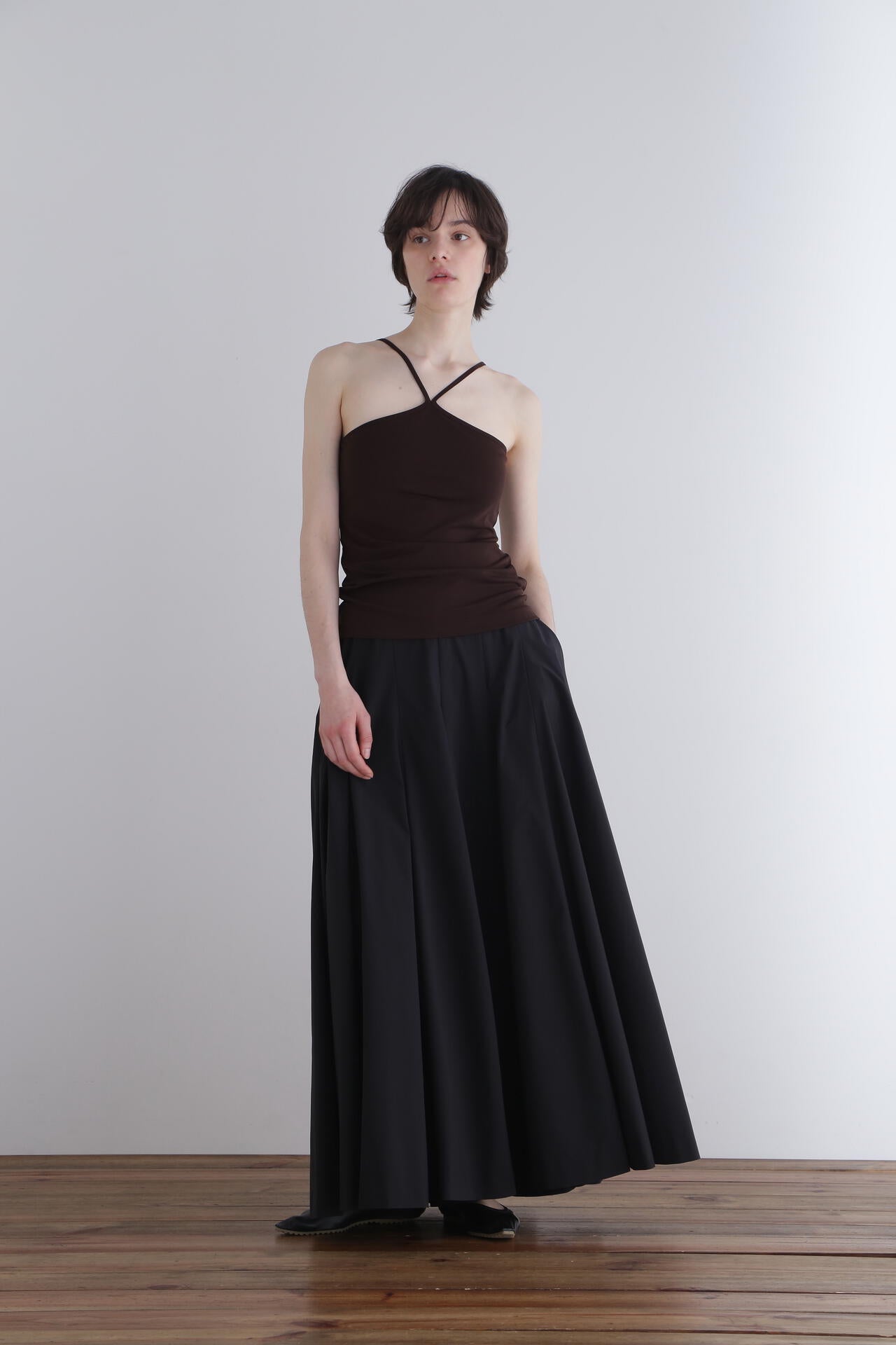 SOLOTEXブロードワイドパンツ