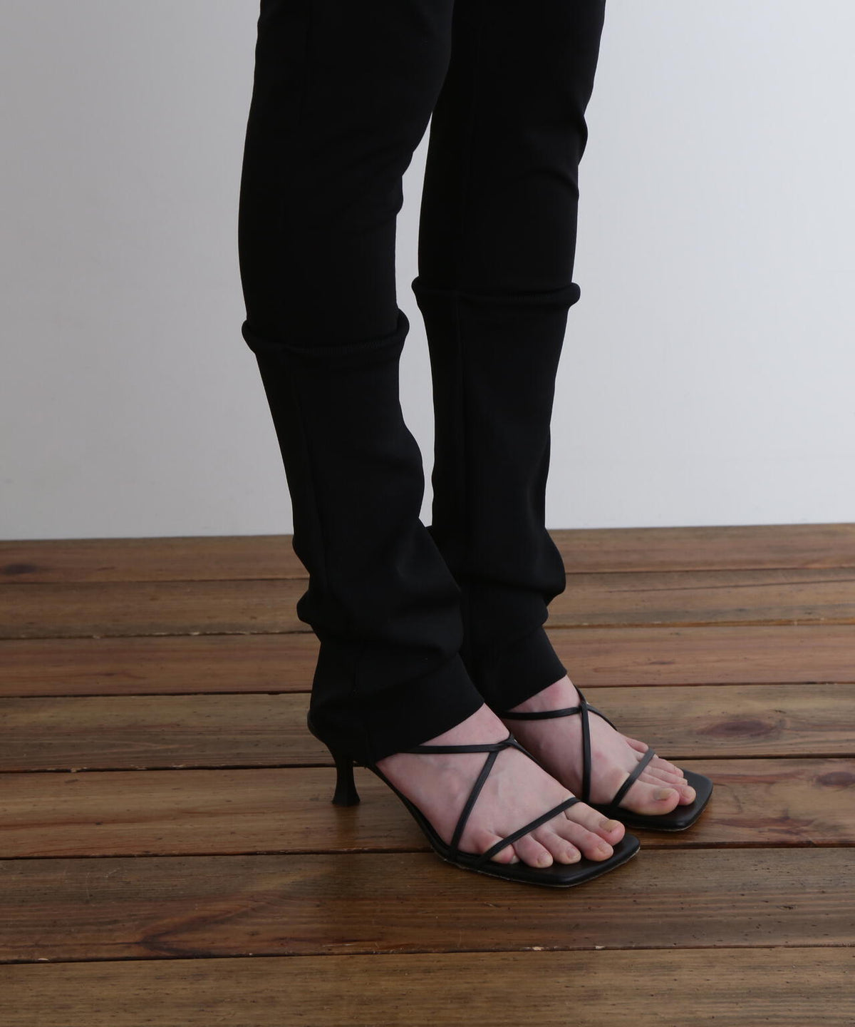 ハイストレッチリブパンツ