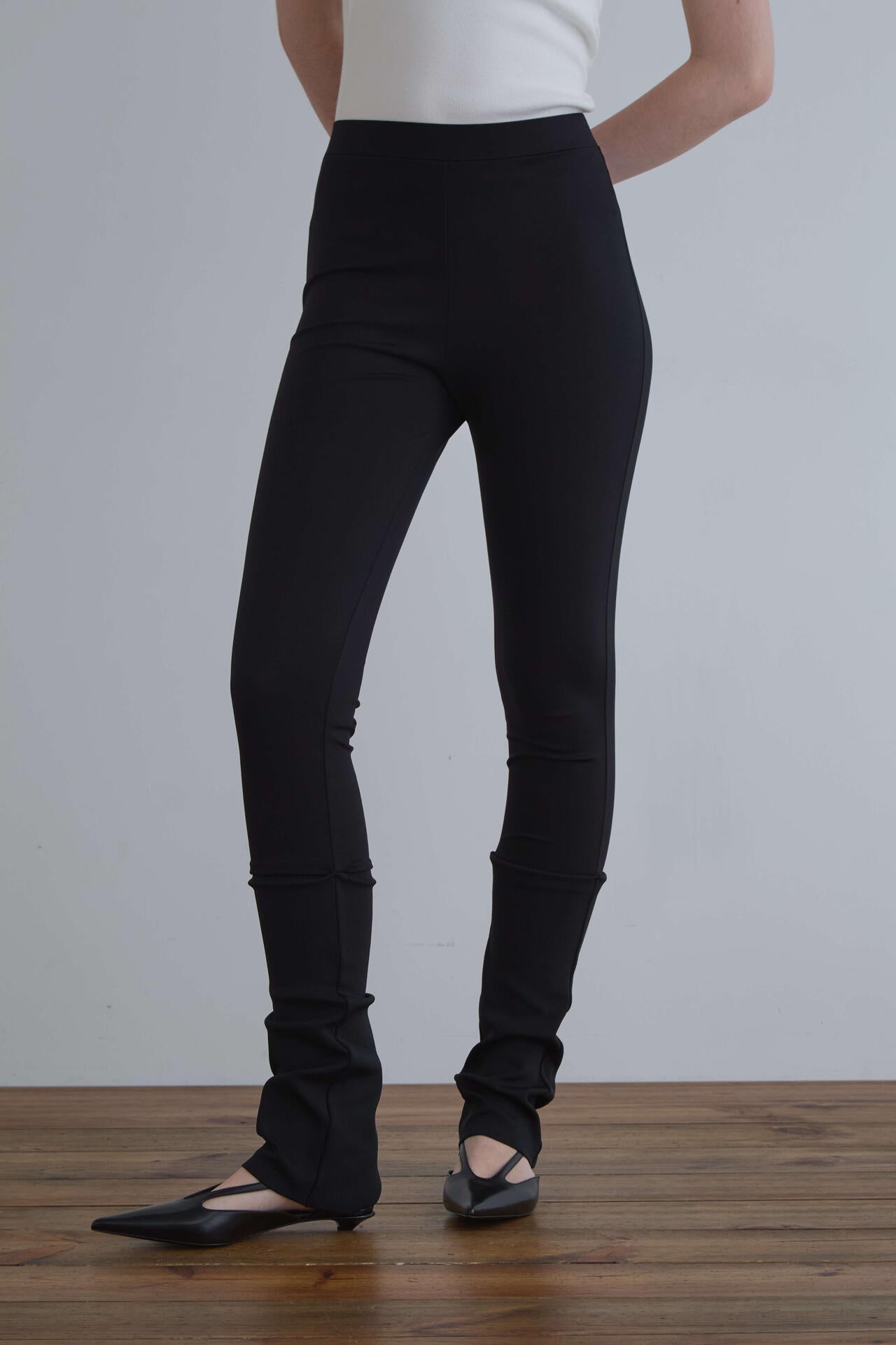 ハイストレッチリブパンツ