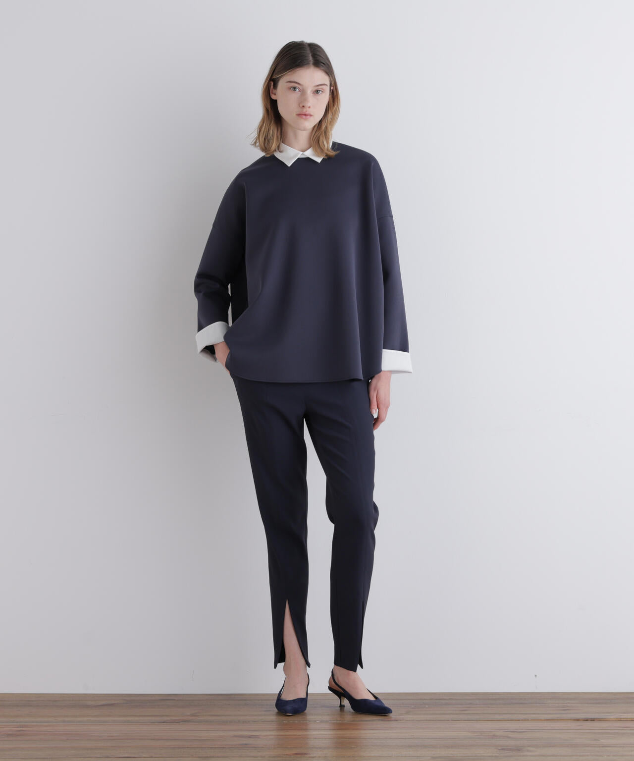 スキューバーダンボールブラウス