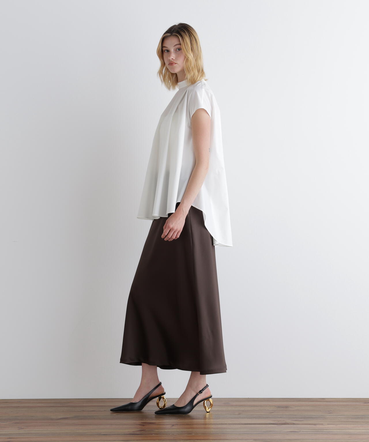 SOLOTEXノースリーブブラウス