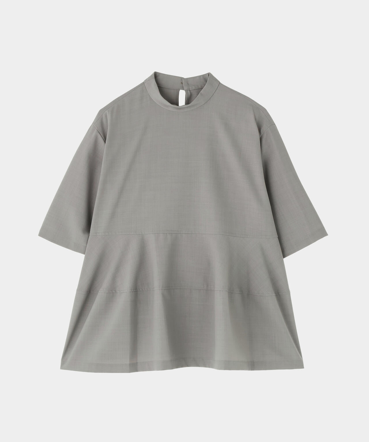 ドライウールハーフスリーブブラウス