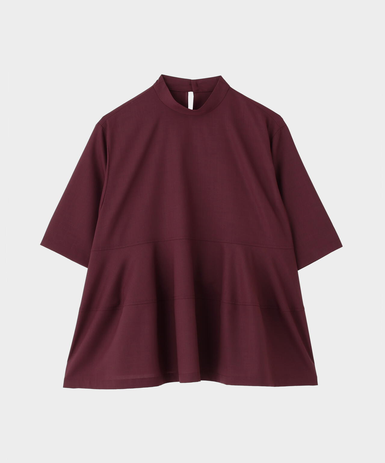 ドライウールハーフスリーブブラウス