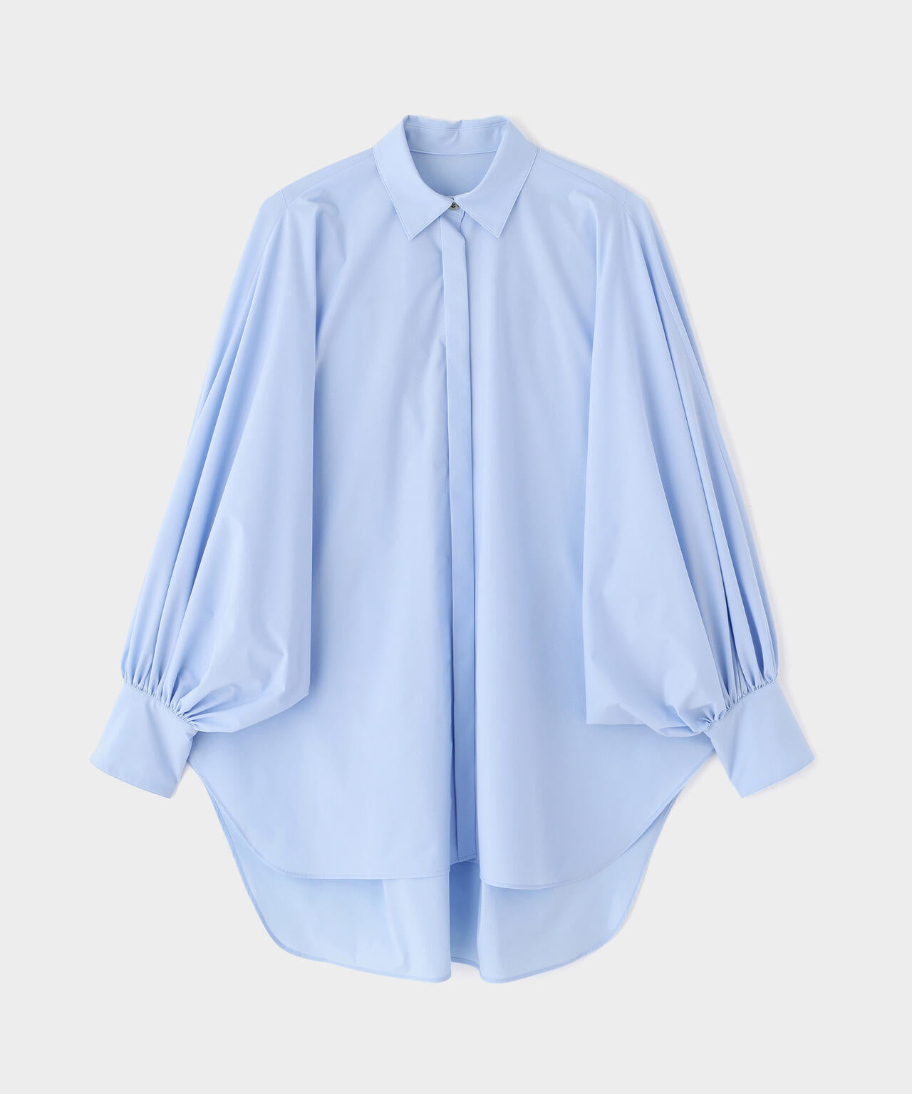 SOLOTEXブロードバックギャザーブラウス