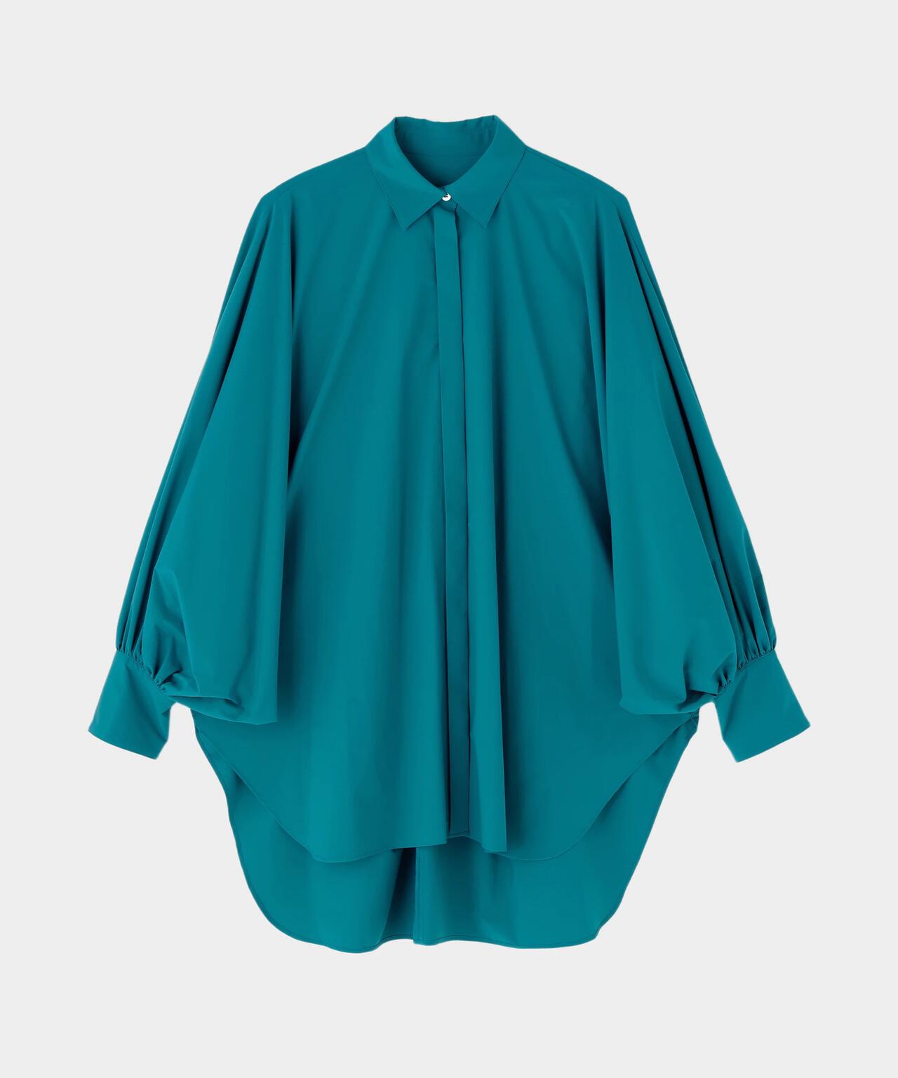 SOLOTEXブロードバックギャザーブラウス