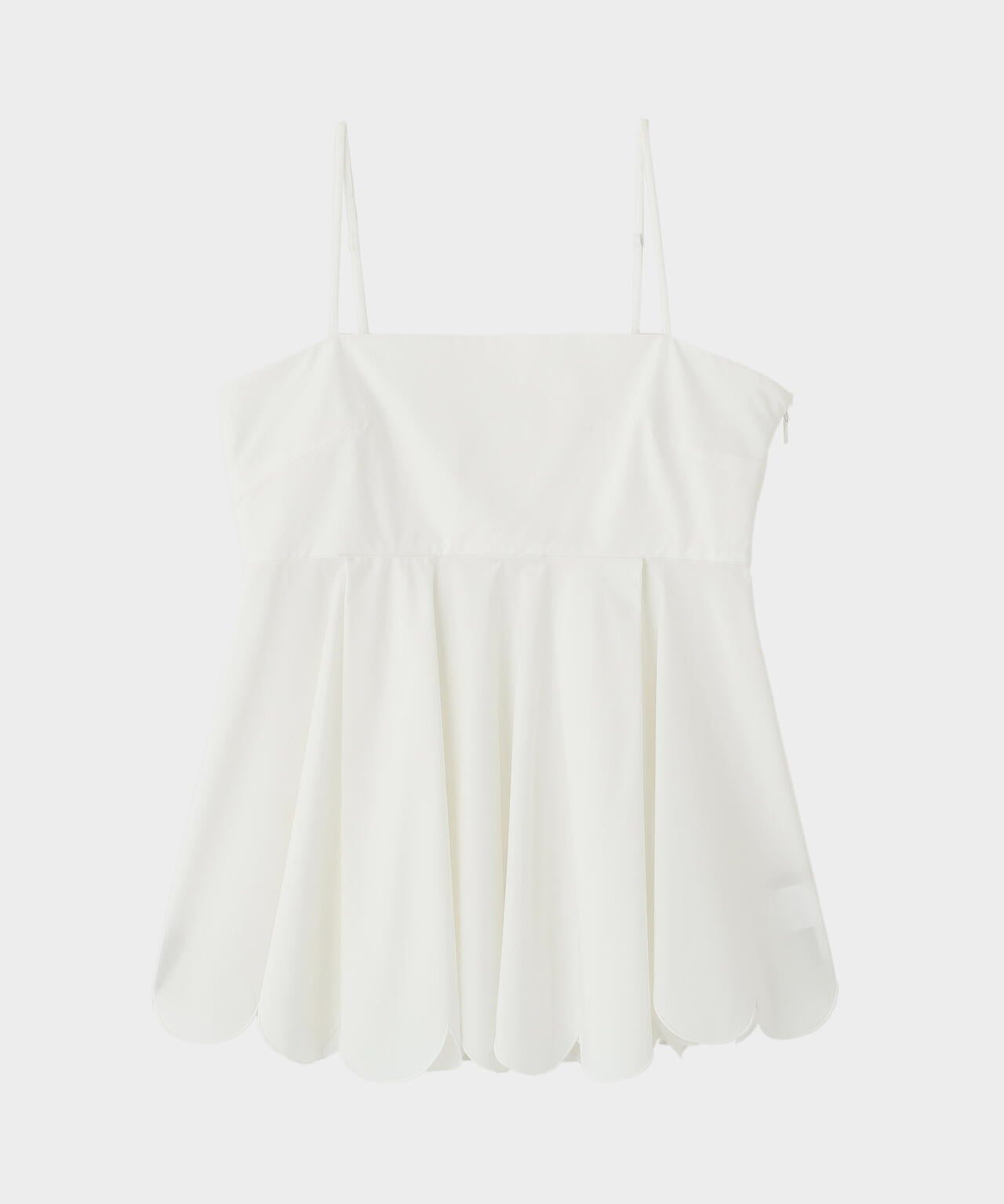 SOLOTEXブロードスカラップキャミソール