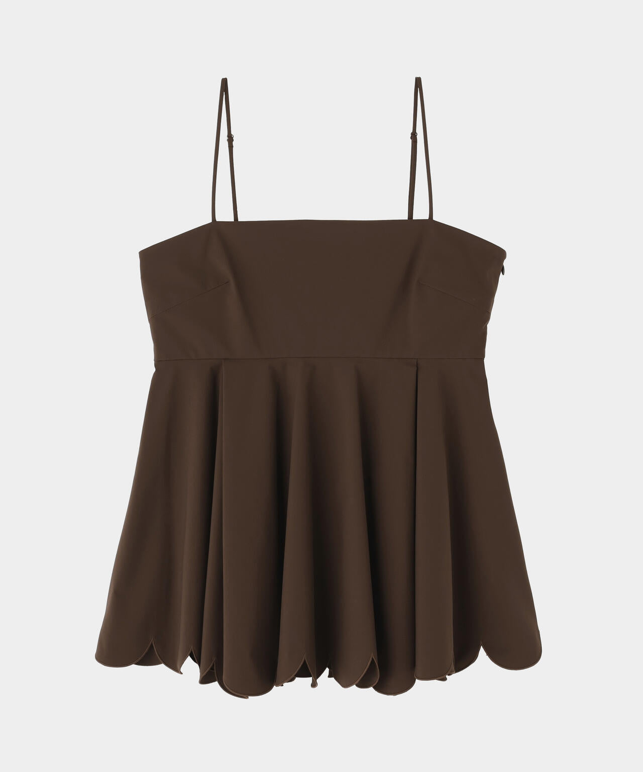 SOLOTEXブロードスカラップキャミソール