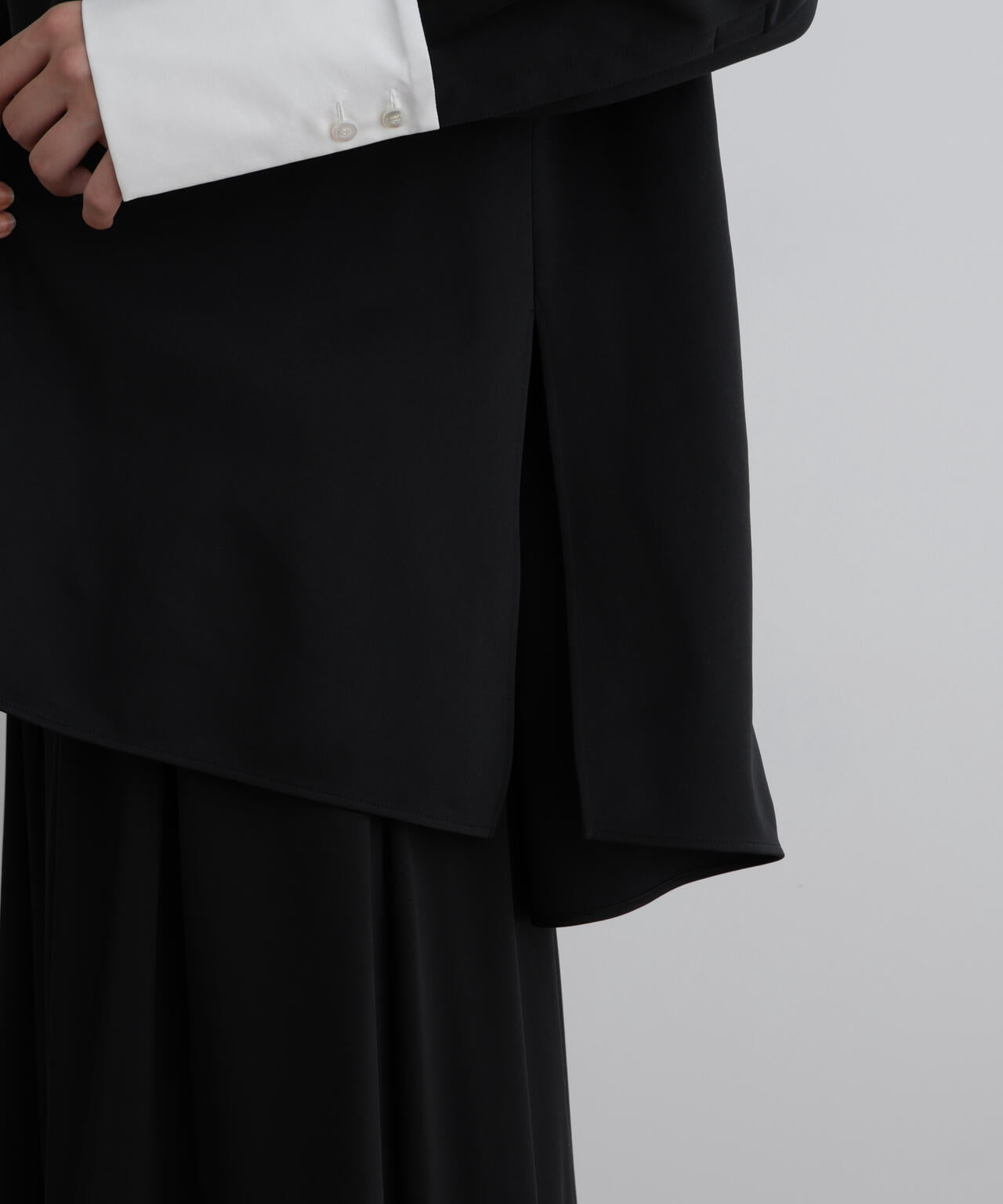 バイカラーテントブラウス