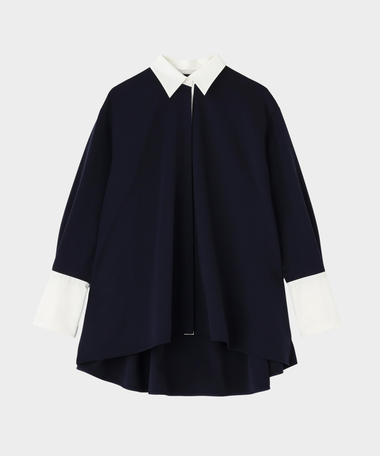 バイカラーテントブラウス