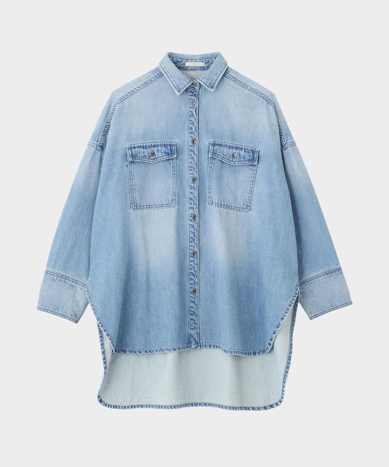 ウォッシュドデニムシャツA
