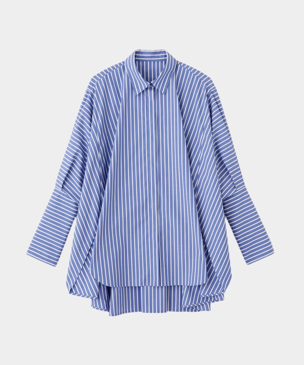 オーバーサイズロングカフスシャツ