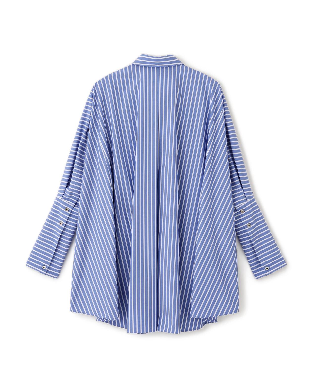 オーバーサイズロングカフスシャツ