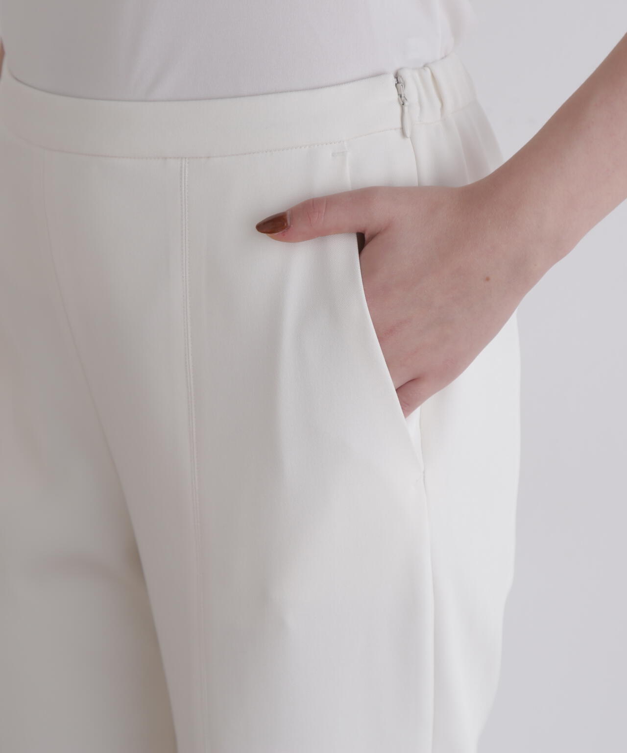 起毛2WAYツイルスリットパンツ