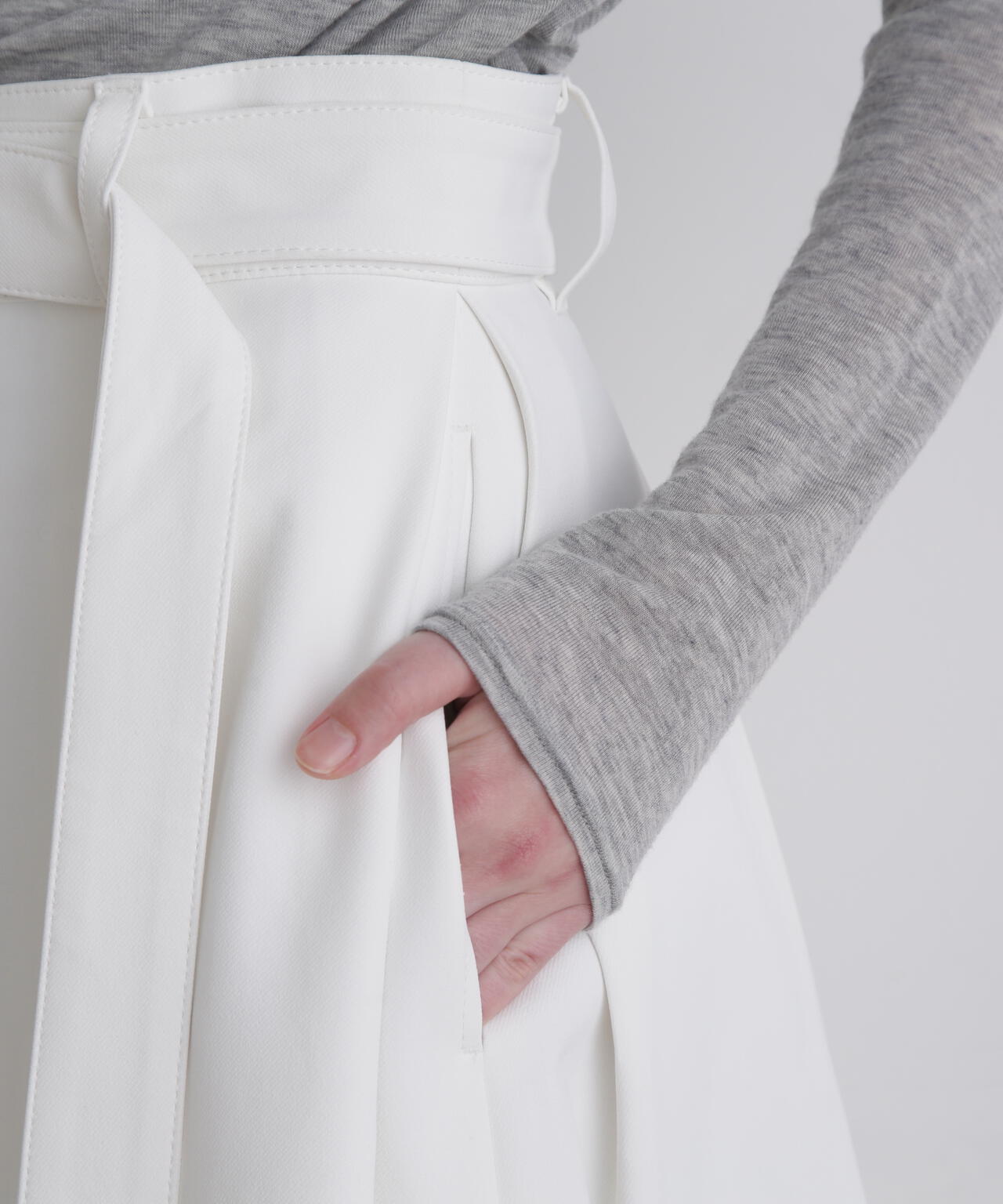 ハイウエストワイドパンツ