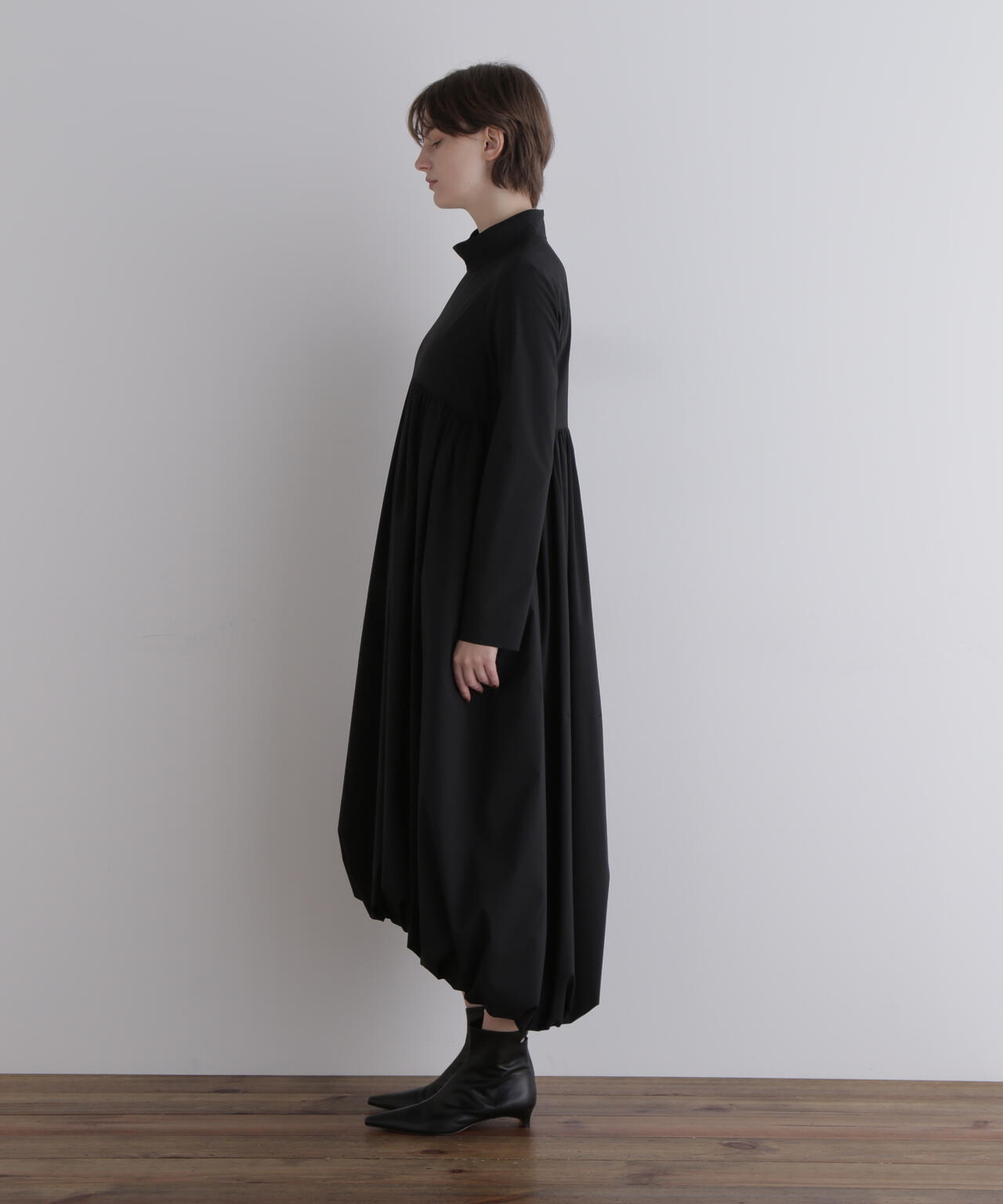 タフタバルーンワンピース