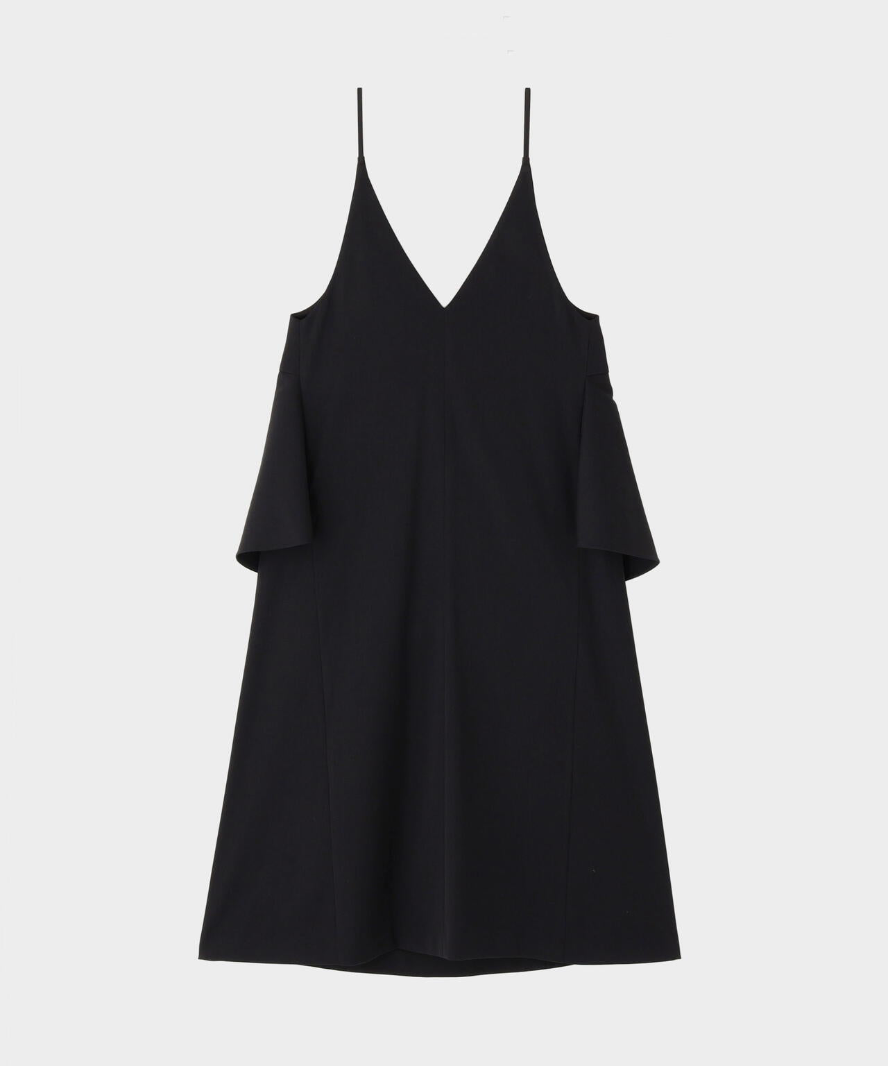 ライトダブルクロスペプラムキャミワンピース