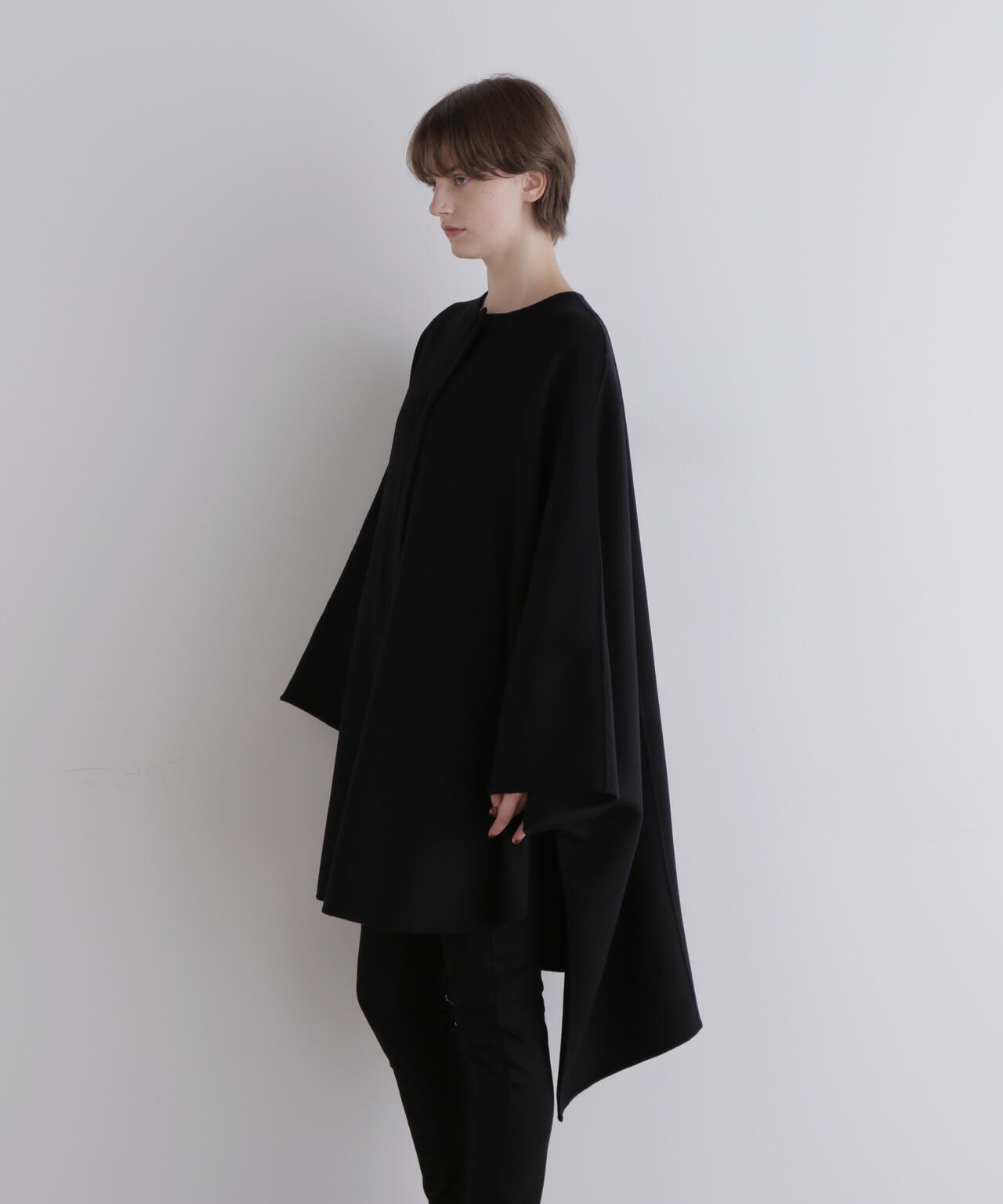 ピュアカシミアケープ