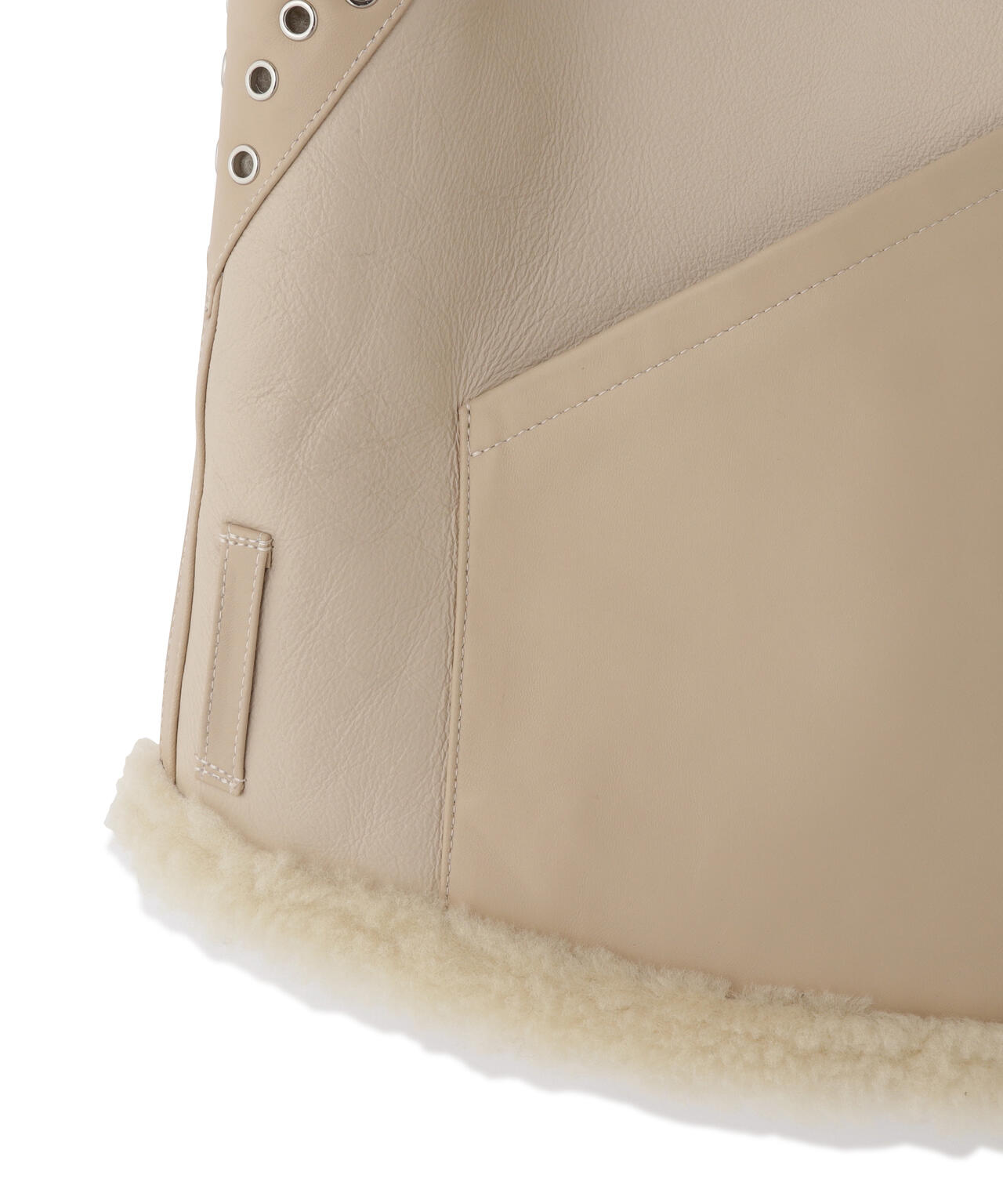 【TANAKA / タナカ】SHEARLING VEST