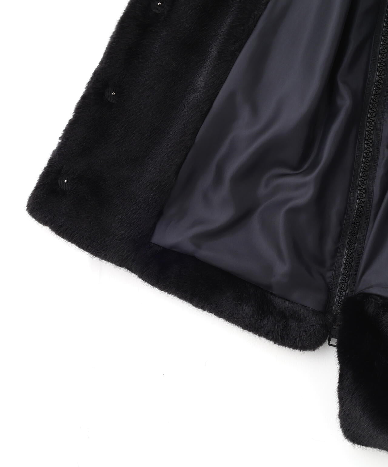 フェイクファーコンビジャケット