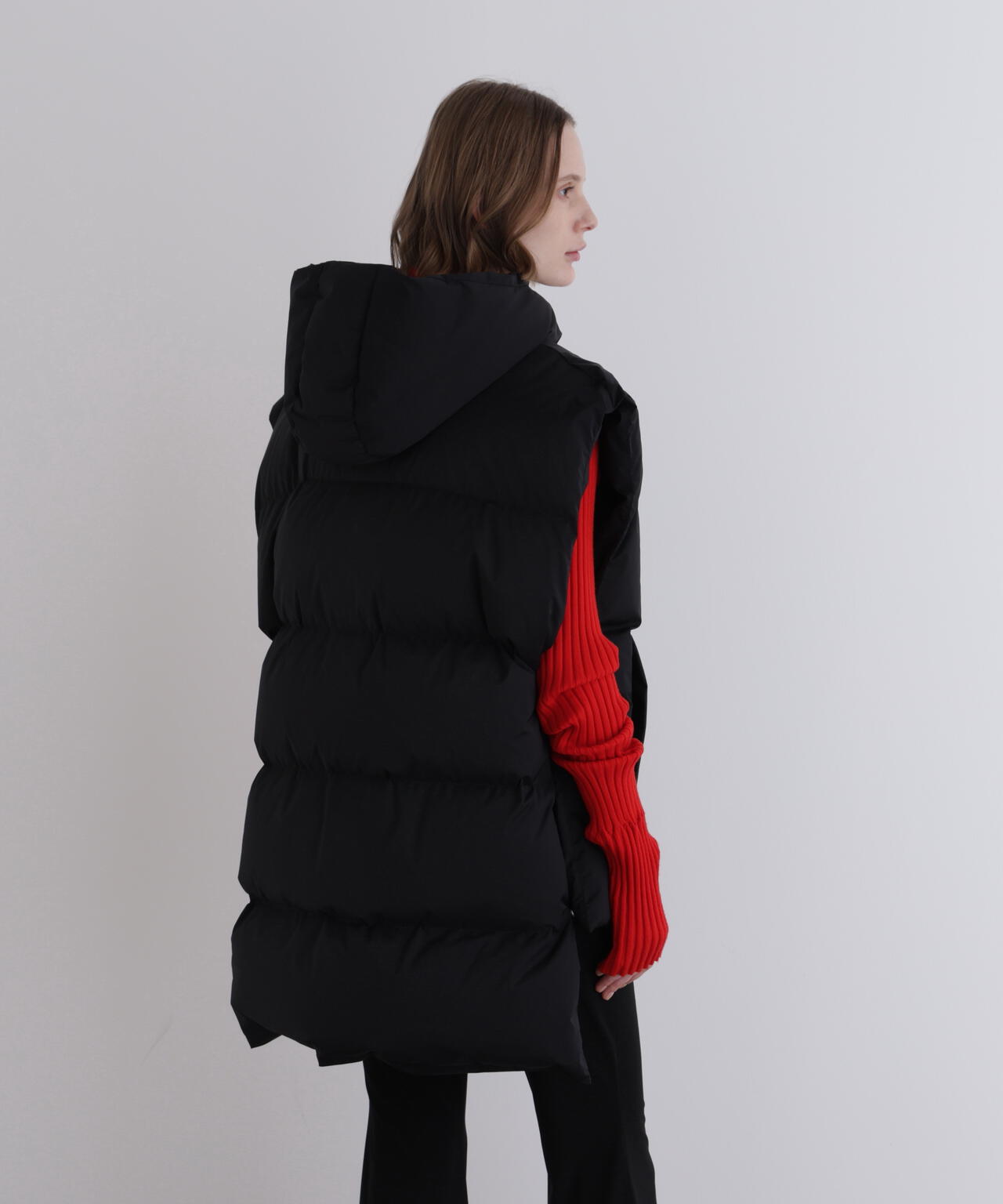 ボクシーシルエットダウンベスト