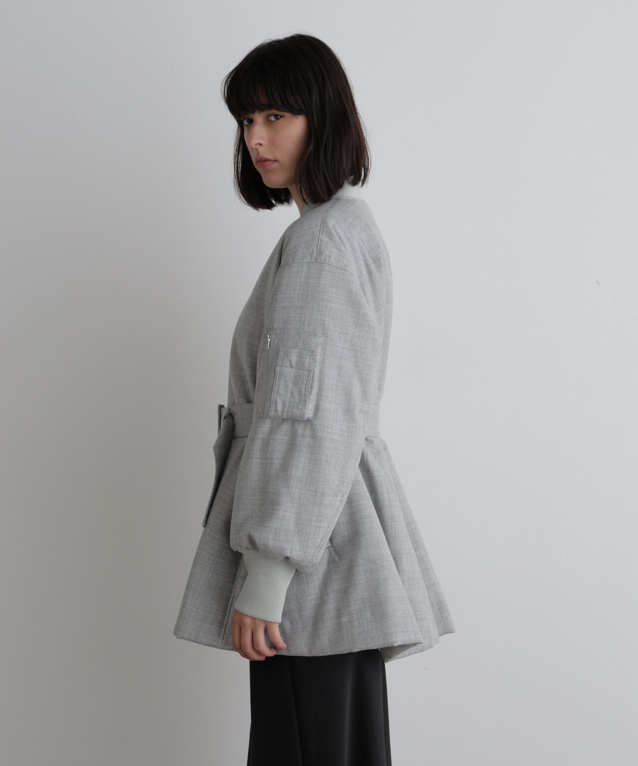 サキソニーウエストベルトパフィージャケット