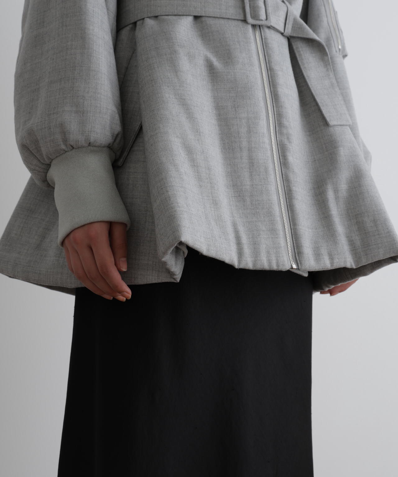 サキソニーウエストベルトパフィージャケット