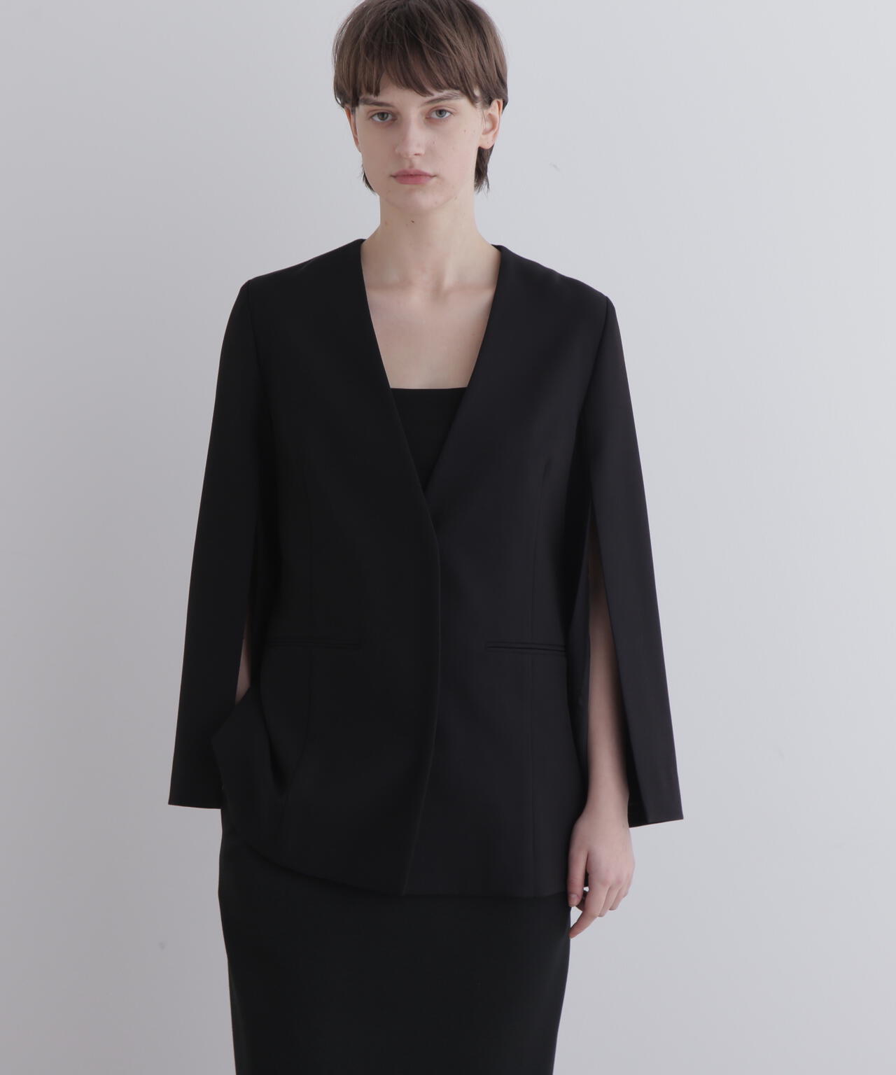 2WAYツイルスリットジャケット