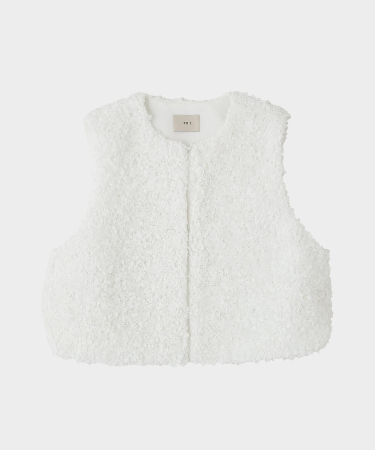 3Dエンブロイダリーショートジレ