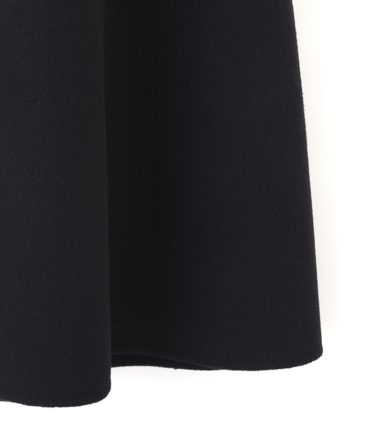 ソフトウールリバースタンドカラーコート