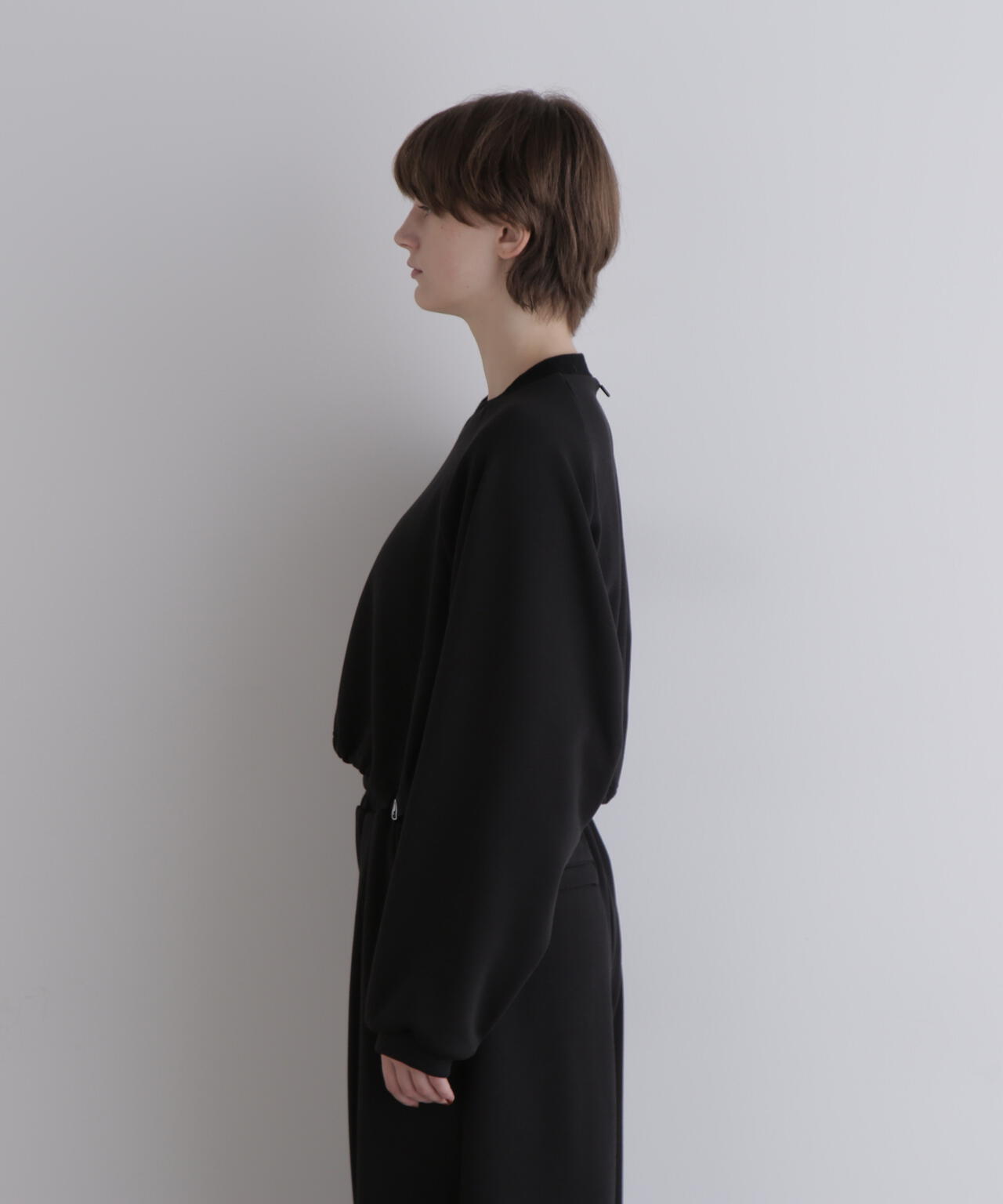 《LE PHIL SPORTS》バック裏毛コンビショートプルオーバー