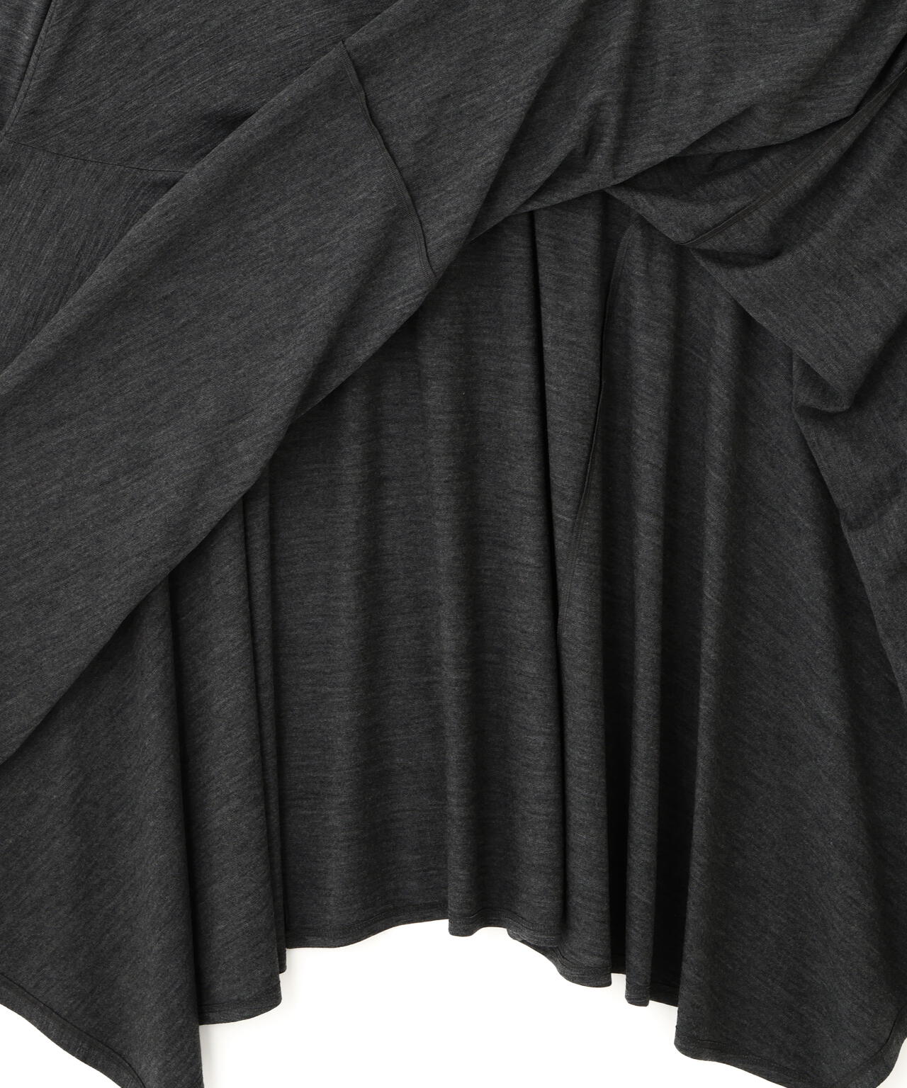 ウールジャージーコンビカットソー