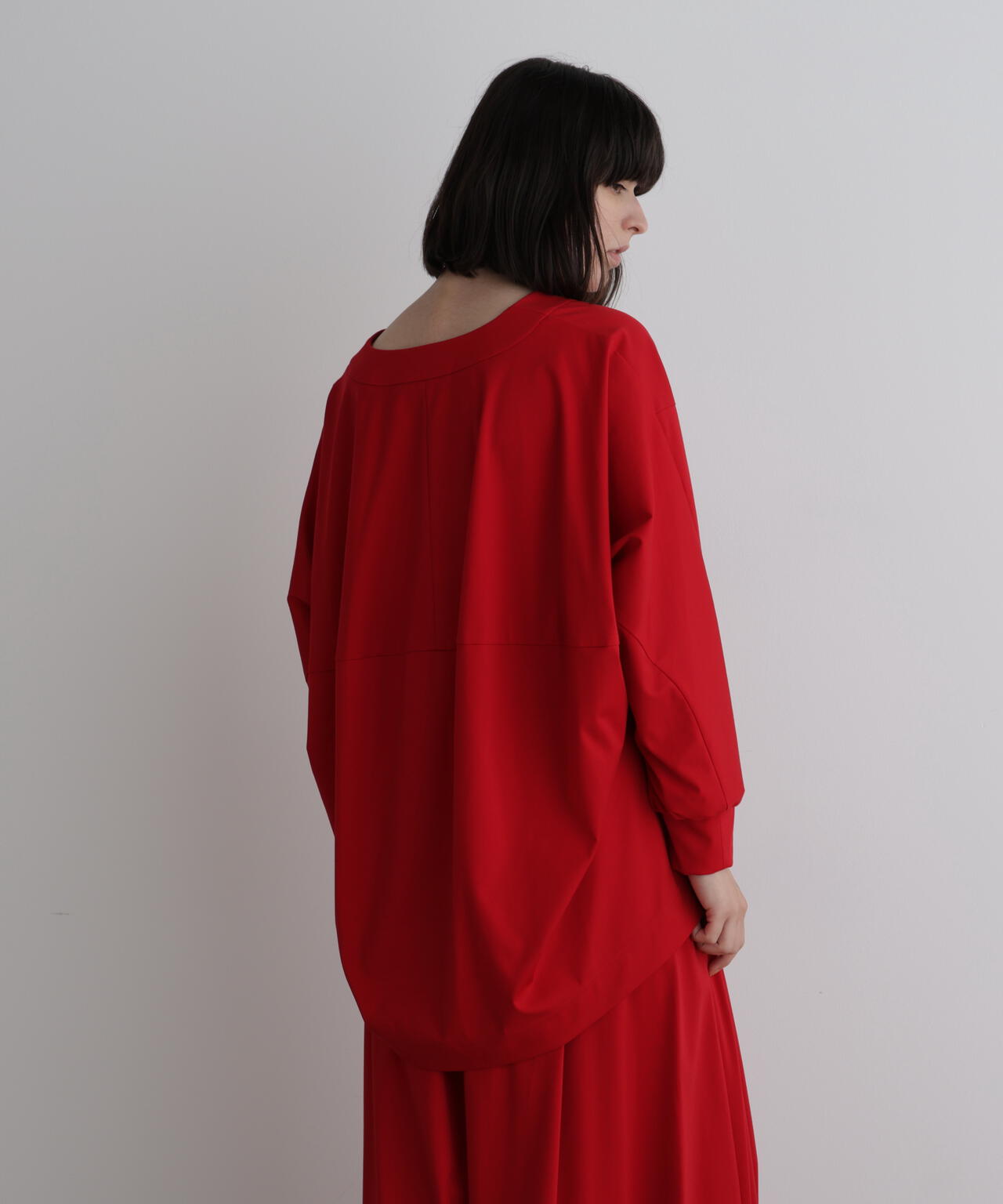 コンパクトポンチVネックプルオーバー