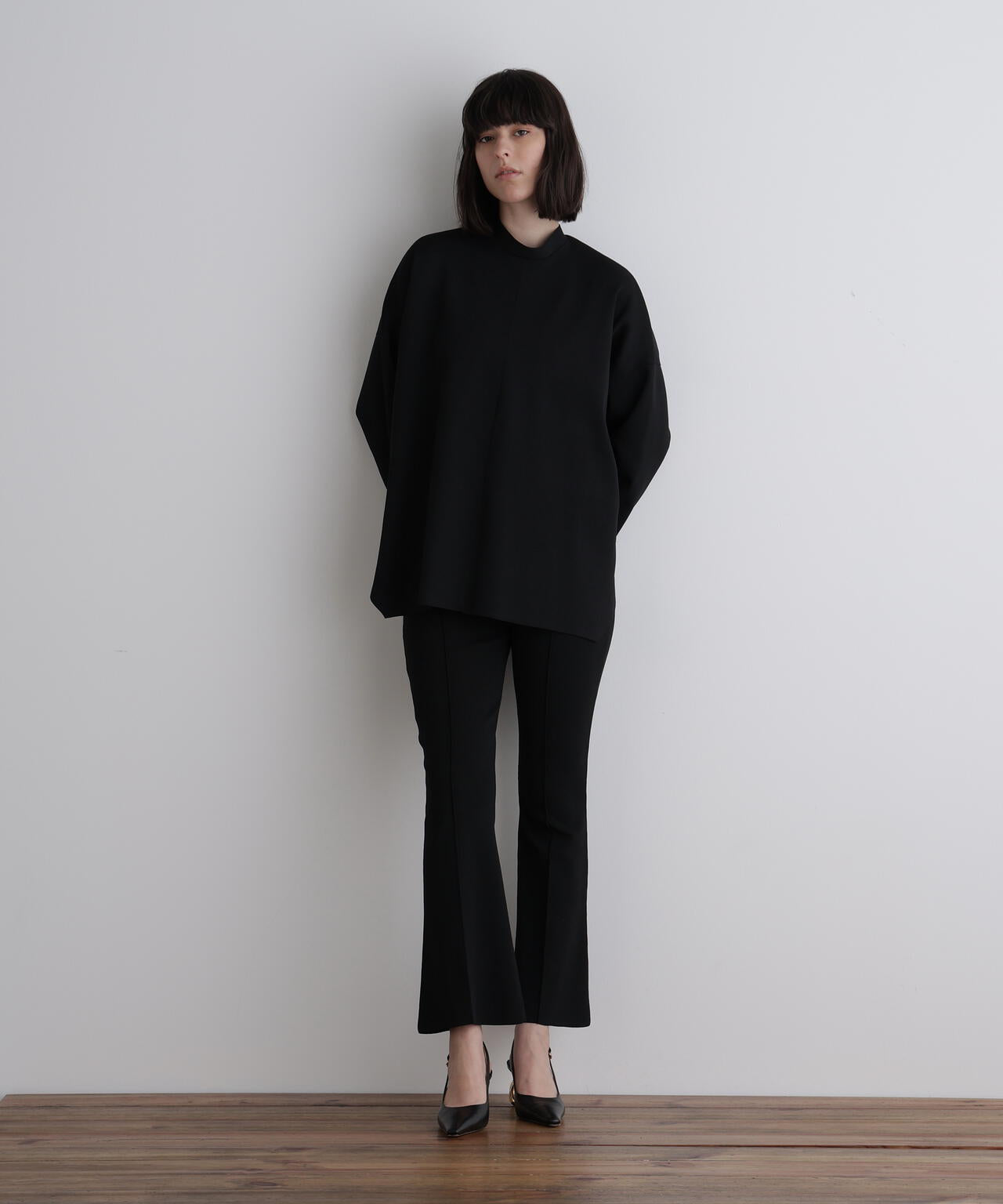 ダブルジャガードニットパンツ