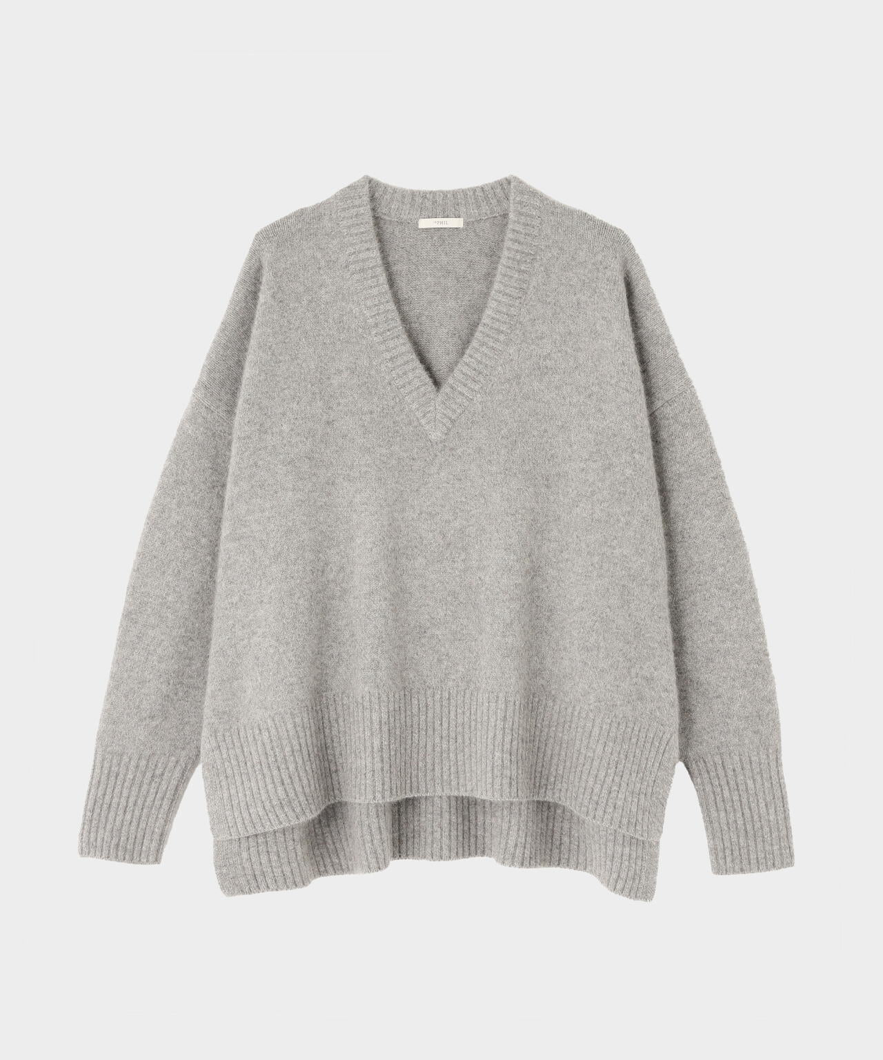 FOX混Vネックニット