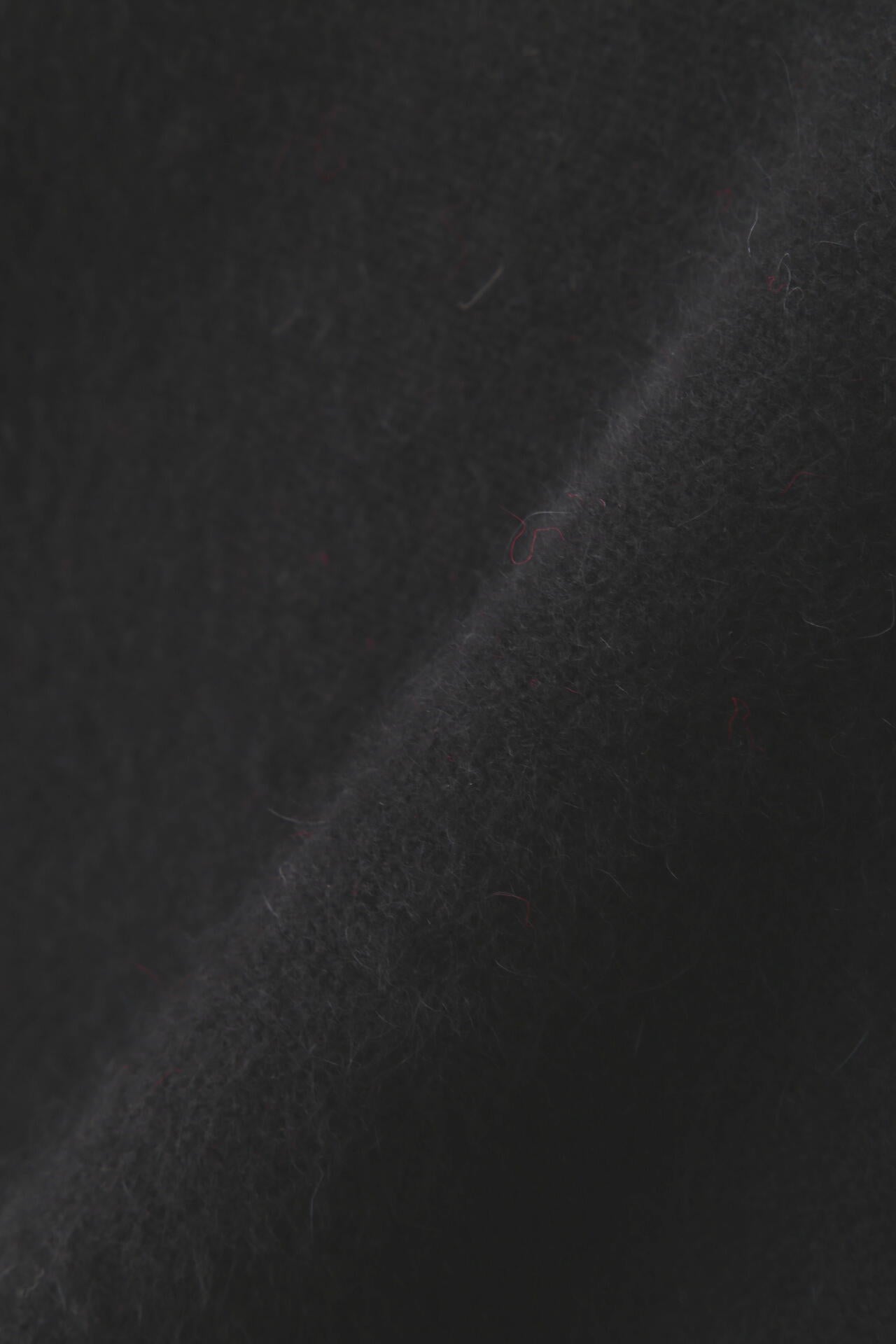 フォックス混ハイネックニット